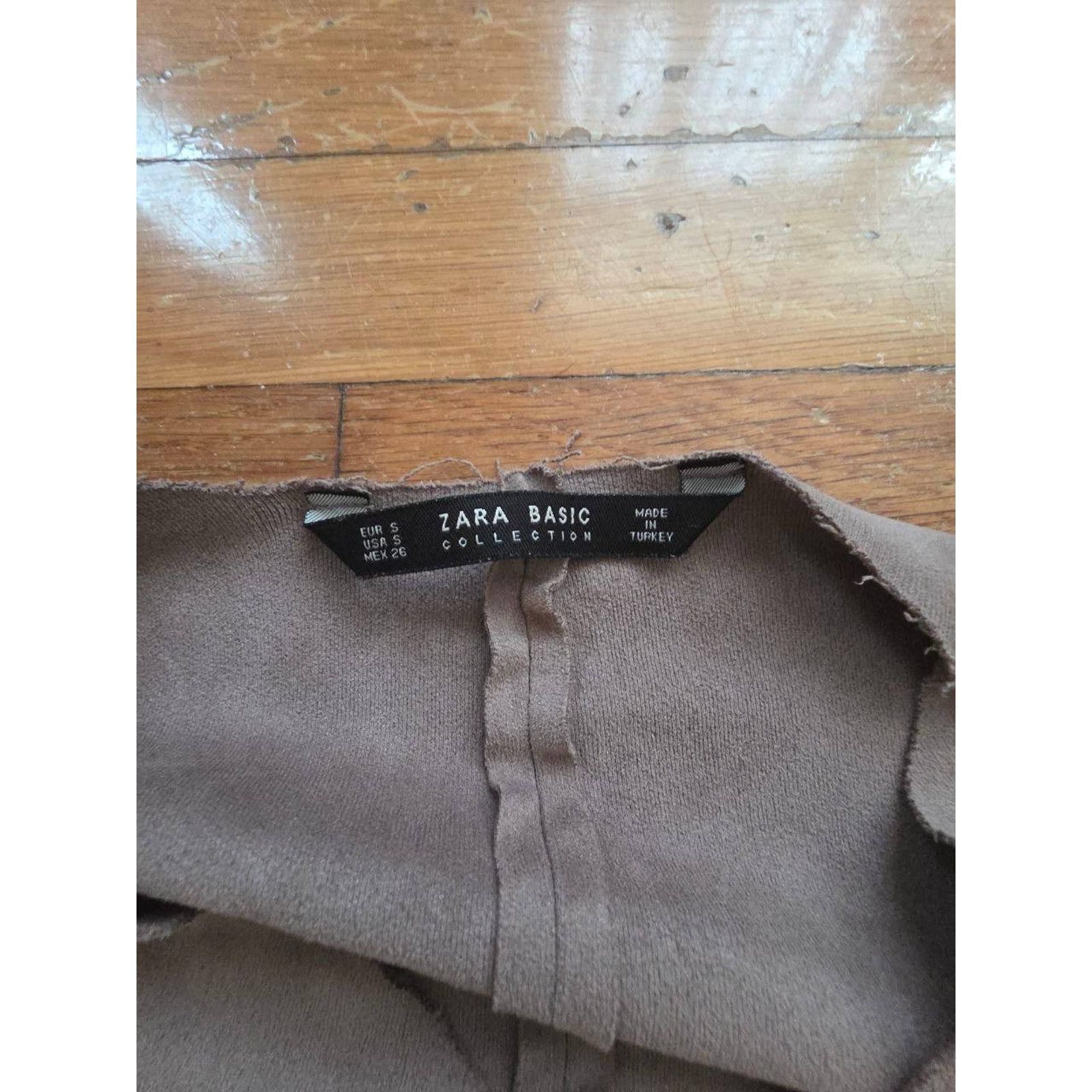 Zara Zara Woman Top Suede Jacket Cardigan Small A001175 Size S / US 4 / IT 40 - 4 Thumbnail