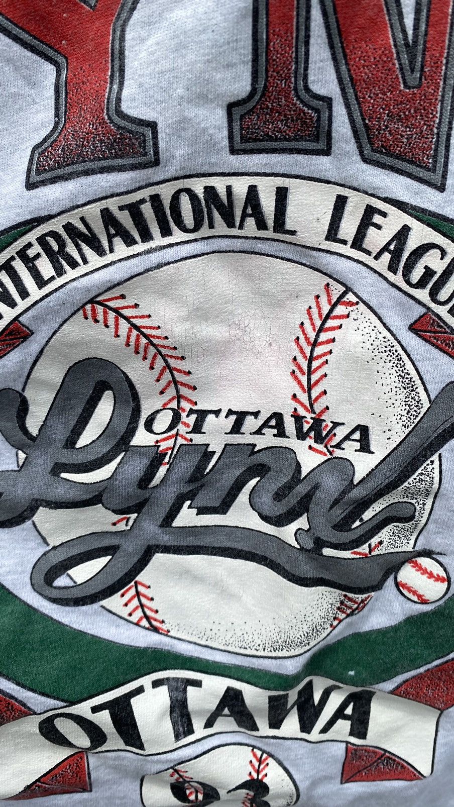 MLB × Vintage 1993 LYNX OTTAWA Tshirt Size US M / EU 48-50 / 2 - 3 Thumbnail