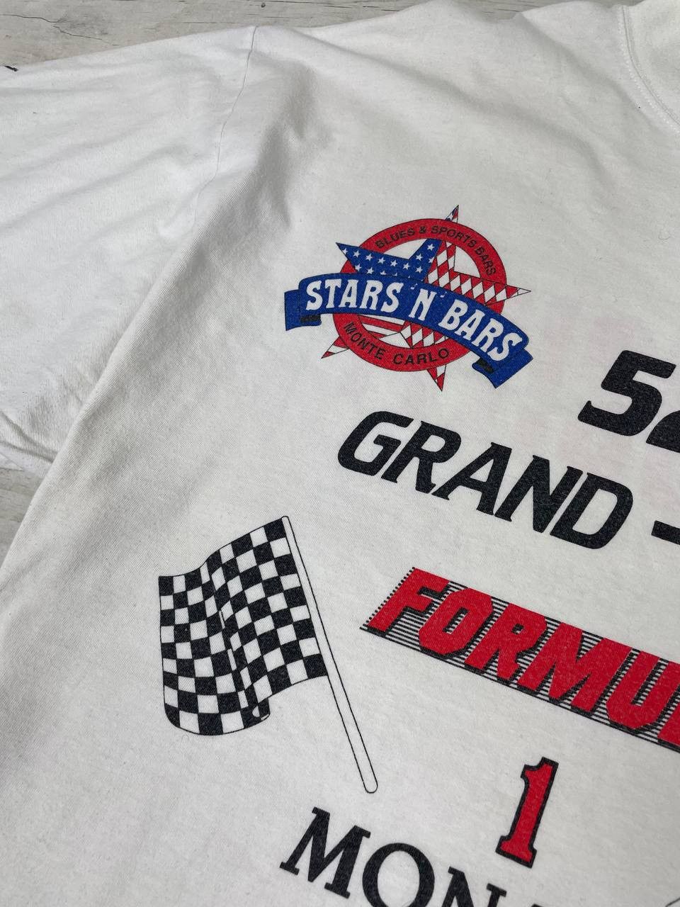 Formula 1 Vintage Monaco Grand Prix Mercedes Benz F1 T-Shirt 90s Size US L / EU 52-54 / 3 - 11 Thumbnail