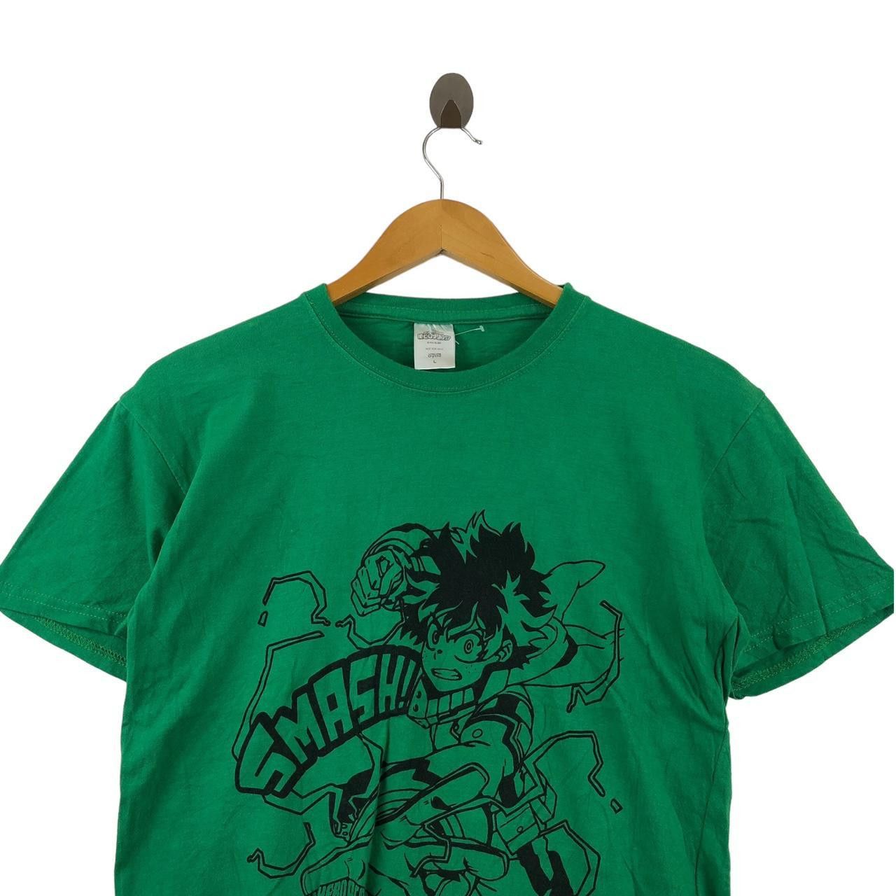 Anime ANIME MY HERO ACADEMIA Izuku Midoriya Smash Tee Shirt Size L / US 10 / IT 46 - 3 Thumbnail
