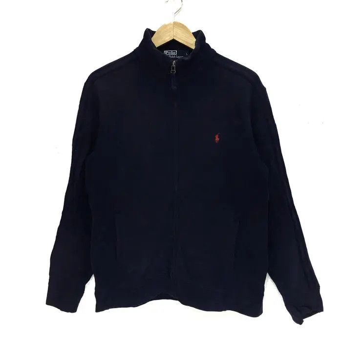 Polo Ralph Lauren Vtg POLO RALPH LAUREN Small Pony Sweater Sweatshirt Jacket Size US L / EU 52-54 / 3 - 1 Thumbnail
