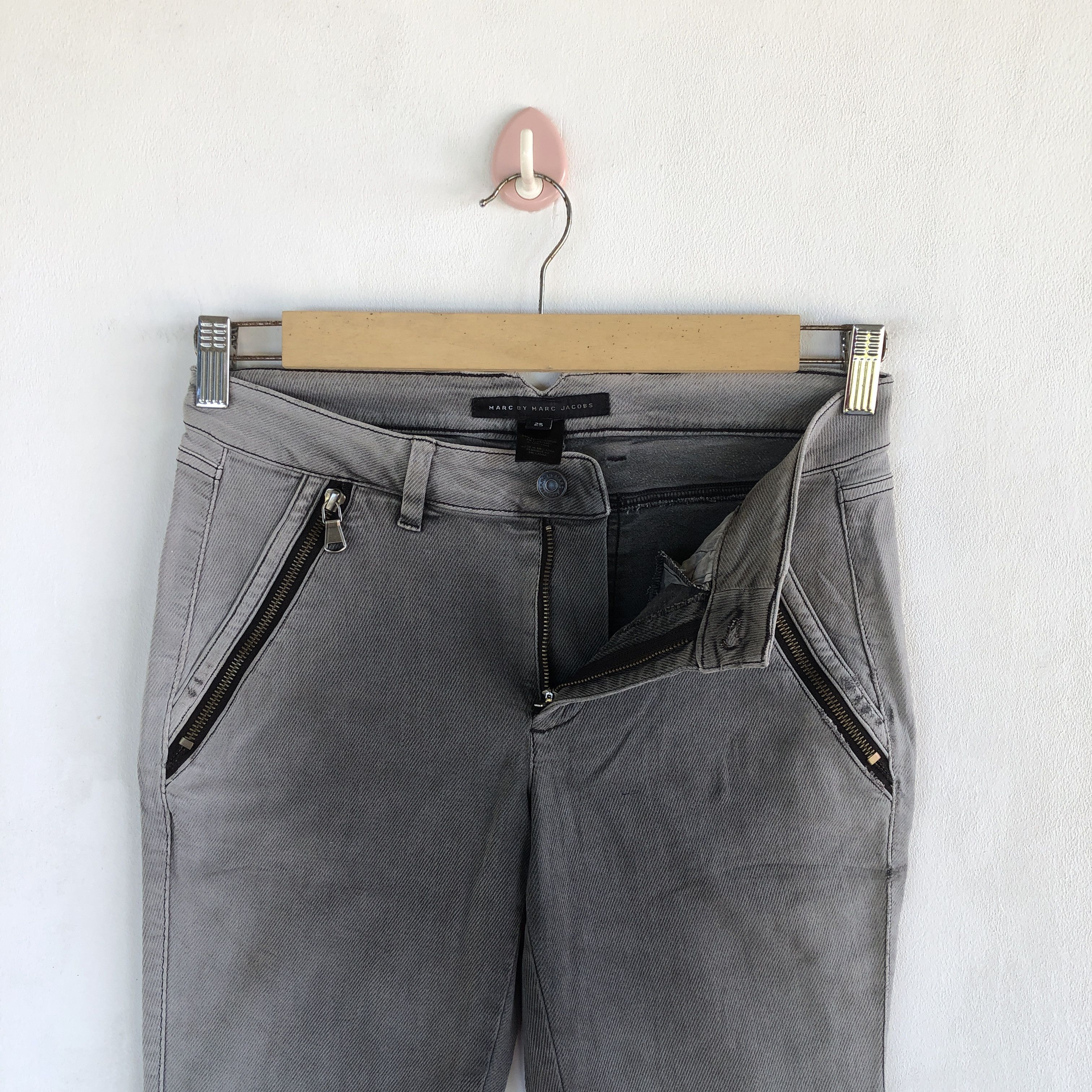 Japanese Brand Vintage Japanese Trousers Pants Slim Skinny Casual Trousers Size 28" / US 6 / IT 42 - 5 Thumbnail