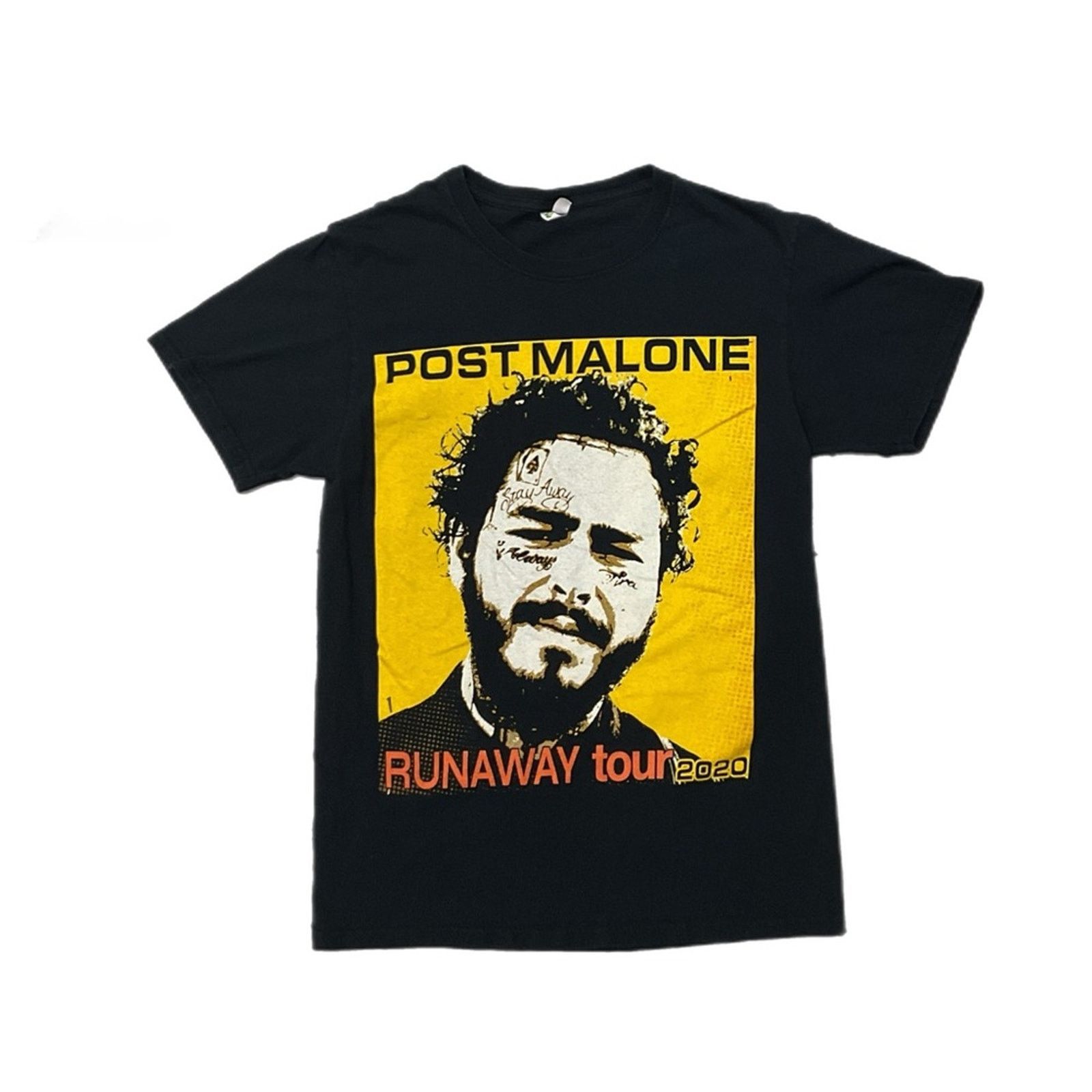 Fruit Of The Loom Post Malone 2020 Runaway Tour Concert T-Shirt Size US M / EU 48-50 / 2 - 1 Thumbnail