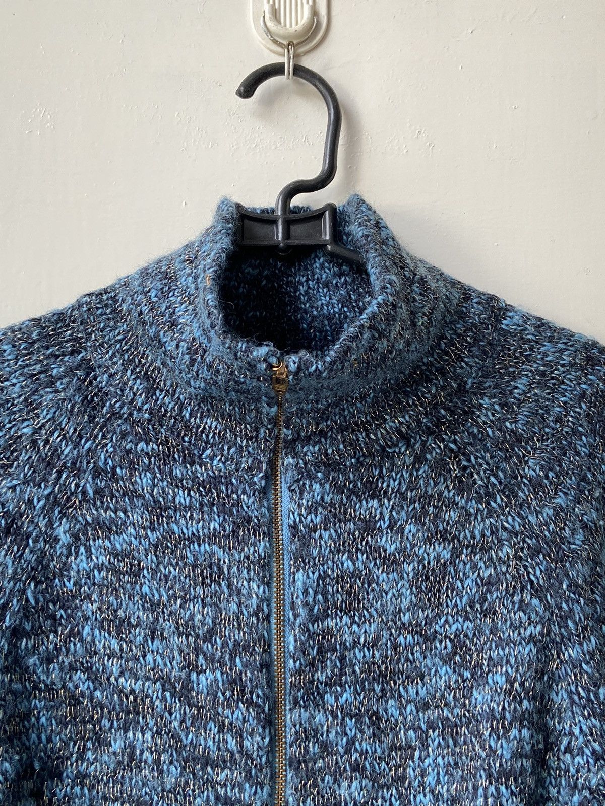 CABANE de ZUCCa Issey Miyake Soectro Dragon ZUCCA Zip Knit Jacket Size US XS / EU 42 / 0 - 4 Thumbnail