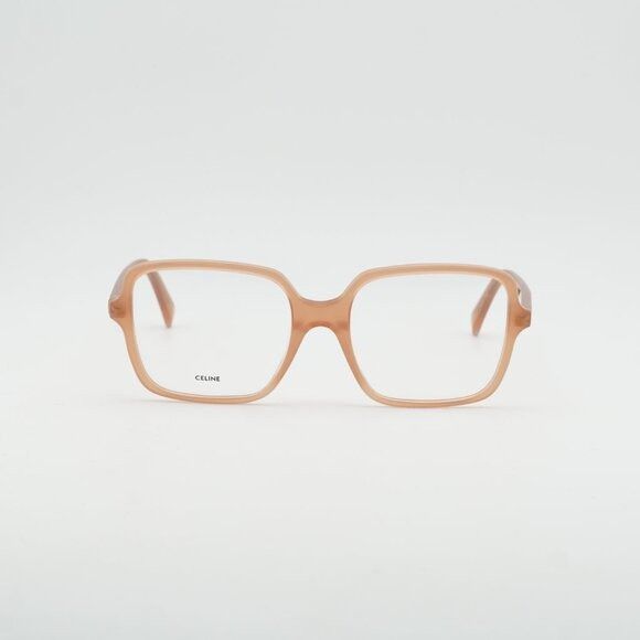 Celine Celine CL50076I 074 Eyeglasses Flamed Havana 57mm Square Size ONE SIZE - 2 Thumbnail