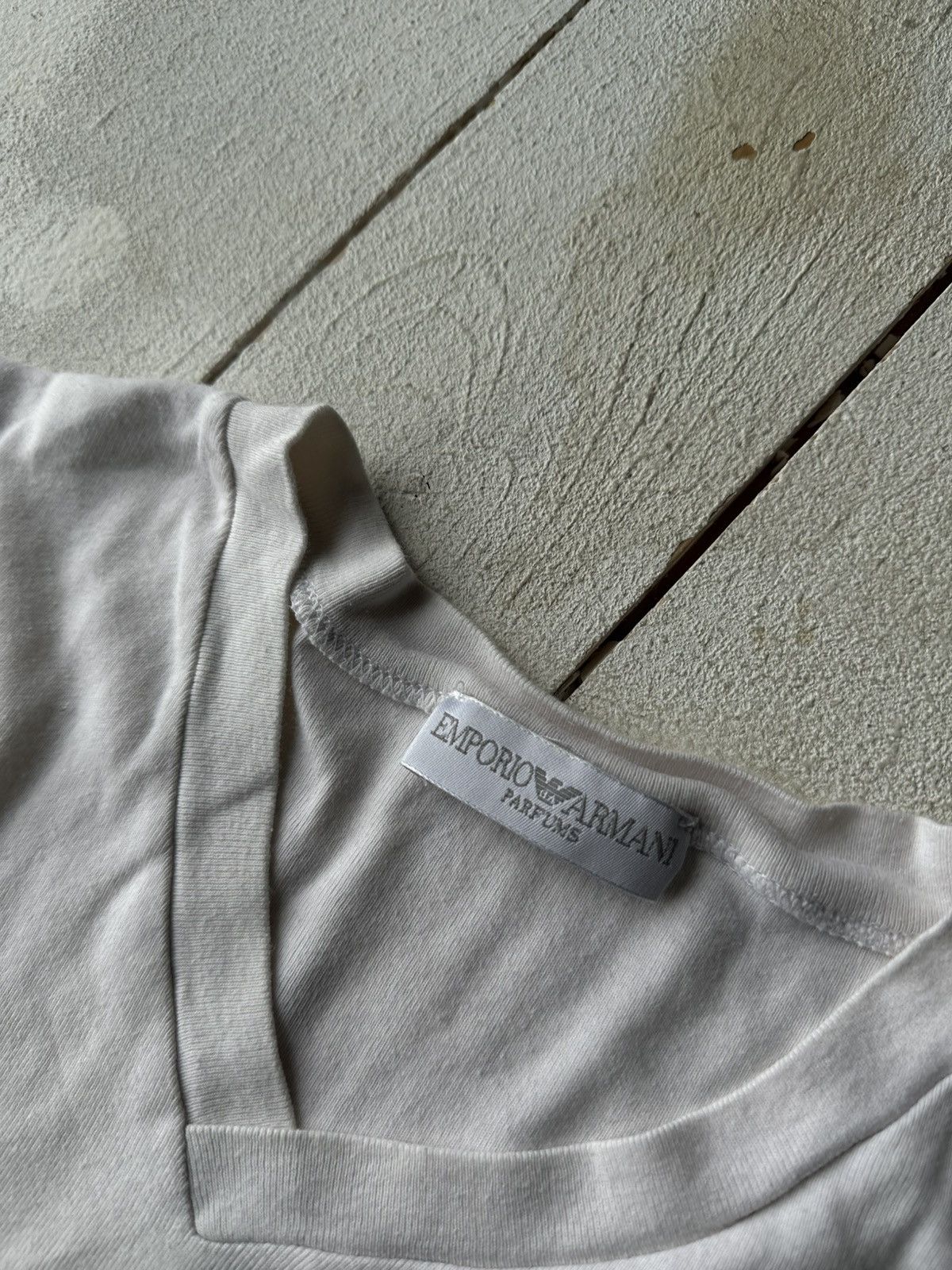 Armani 🚨VNTG Emporio Armani Jeans big monogram TANK TOP big logo Size US S / EU 44-46 / 1 - 6 Thumbnail