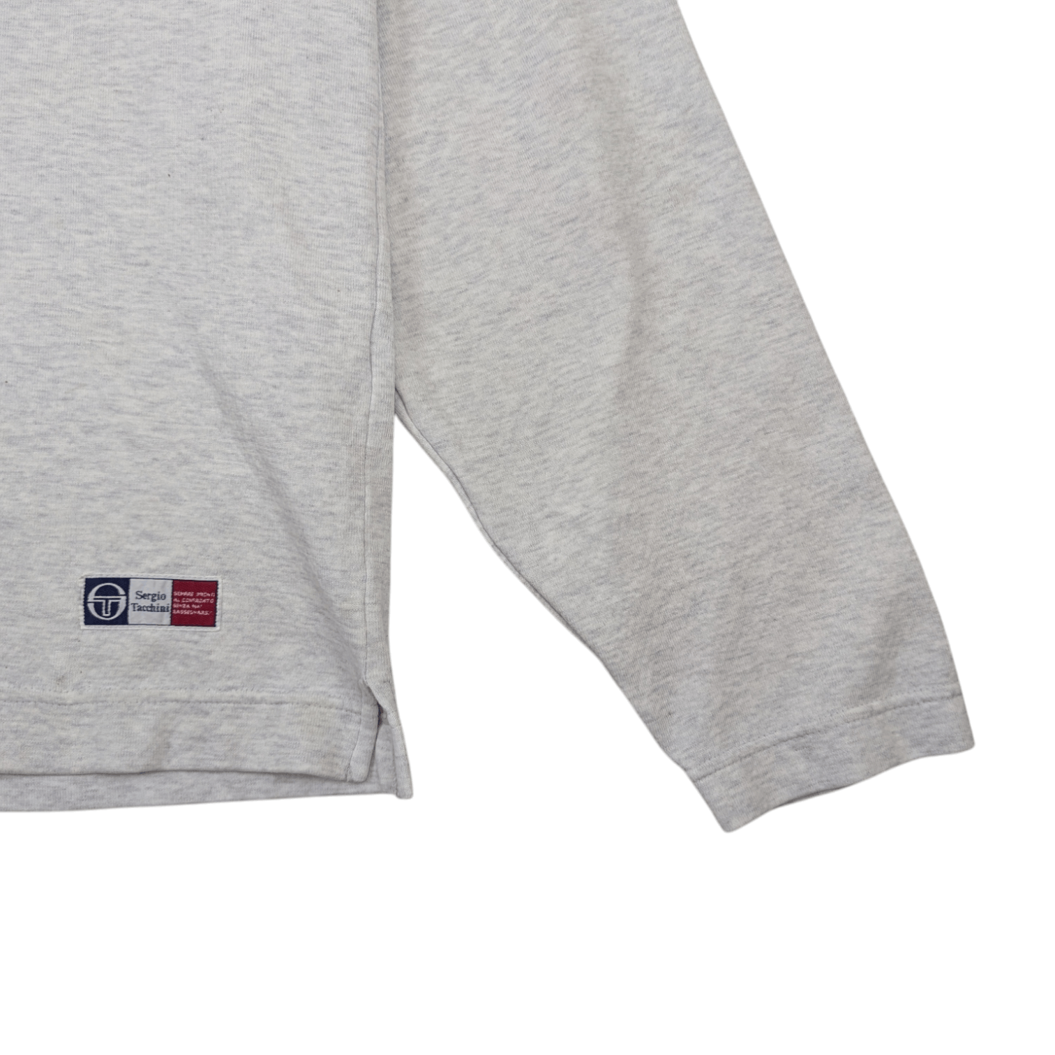 Sergio Tacchini × Vintage 2000's SERGIO TACCHINI Small Embroidery Logo Sweatshirt Size US L / EU 52-54 / 3 - 6 Thumbnail