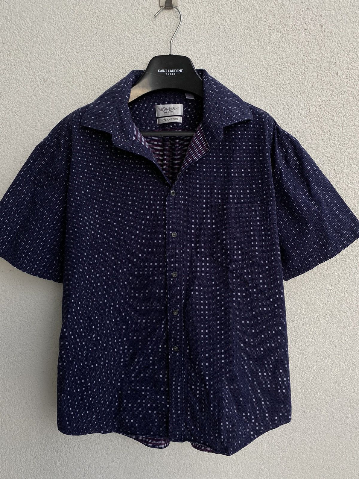 Yves Saint Laurent Summer YSL Shirt Cotton YSL Button up YSL Overshirt Size US XL / EU 56 / 4 - 3 Thumbnail