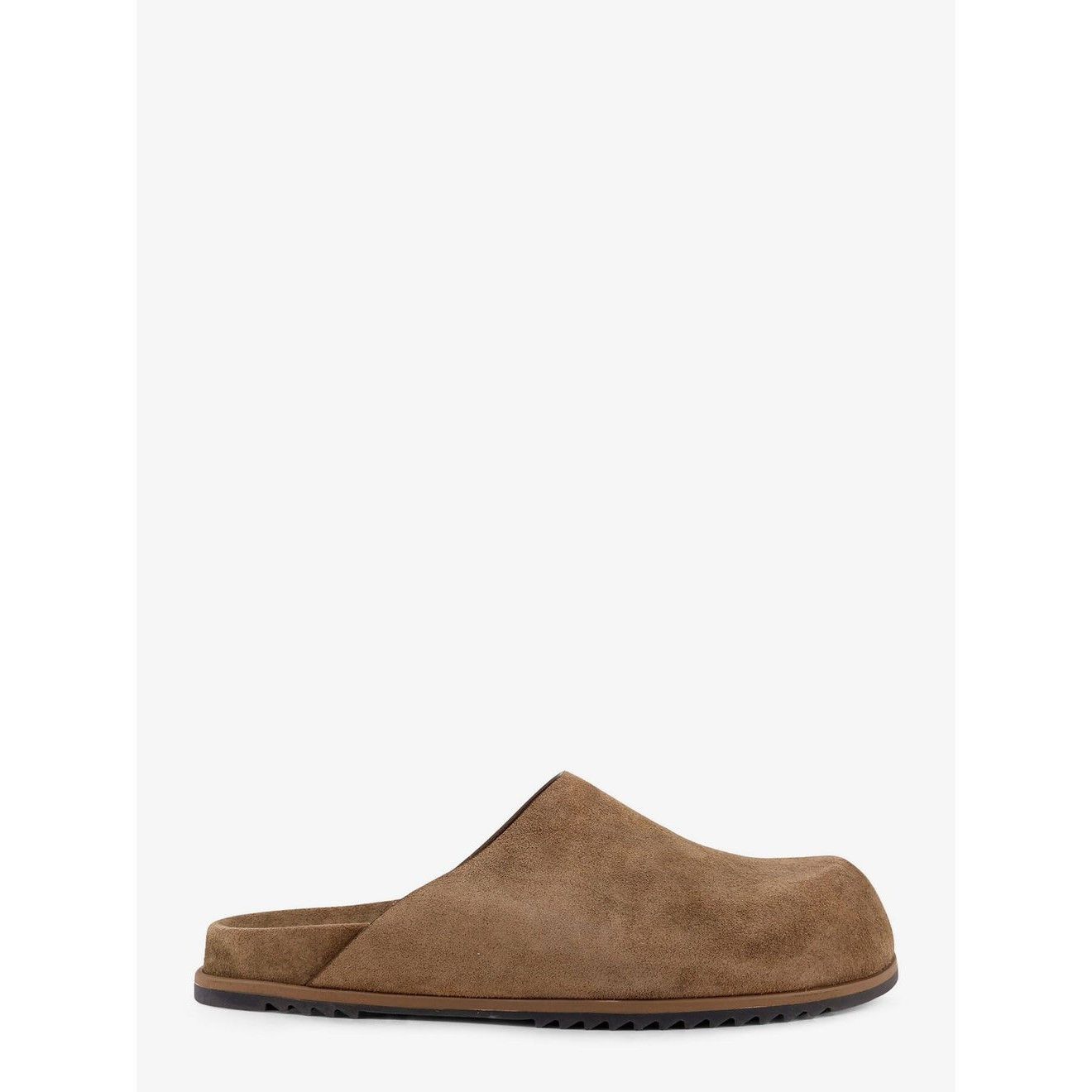 RICK OWENS Beige Suede Mules New )