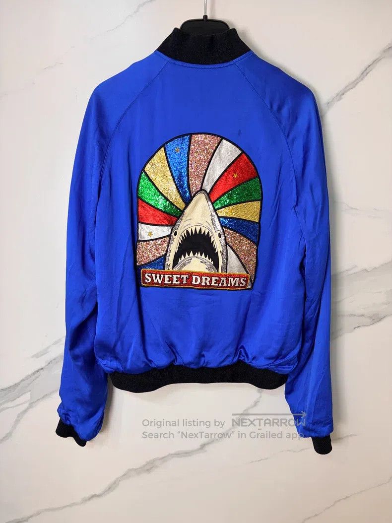 Saint Laurent Paris Saint Laurent Paris Blue Shark Jacket Size US S / EU 44-46 / 1 - 2 Thumbnail