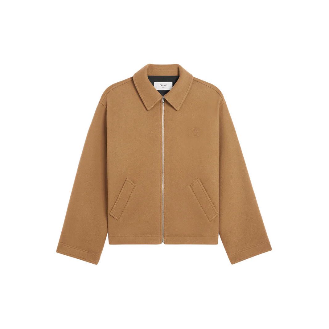 Celine CELINE $3600 Camel Wool Felt Jacket New & Authentic (Men's s Size US L / EU 52-54 / 3 - 1 Thumbnail