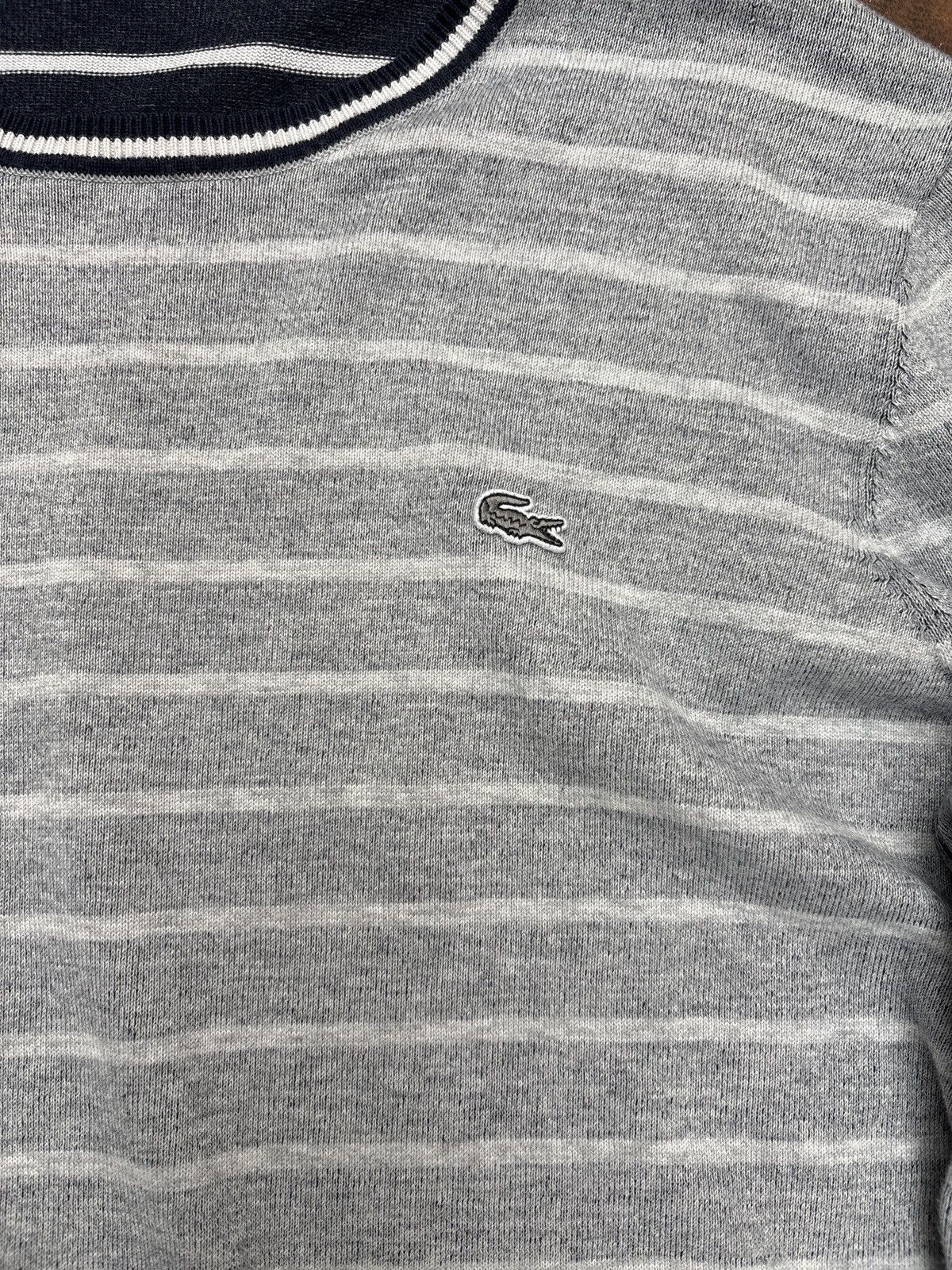Lacoste Vintage Lacoste two tone striped sweater Size US L / EU 52-54 / 3 - 5 Thumbnail