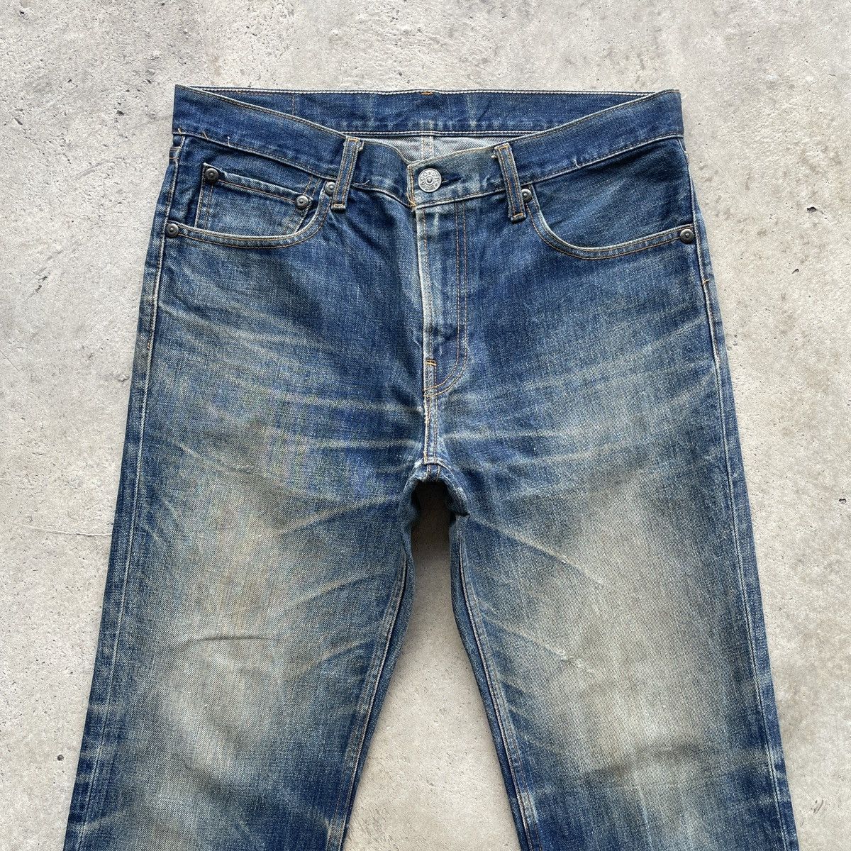 Vintage Vintage Levi’s 502 Rusty Jeans Denim Pants Faded W34 Size US 34 / EU 50 - 3 Thumbnail