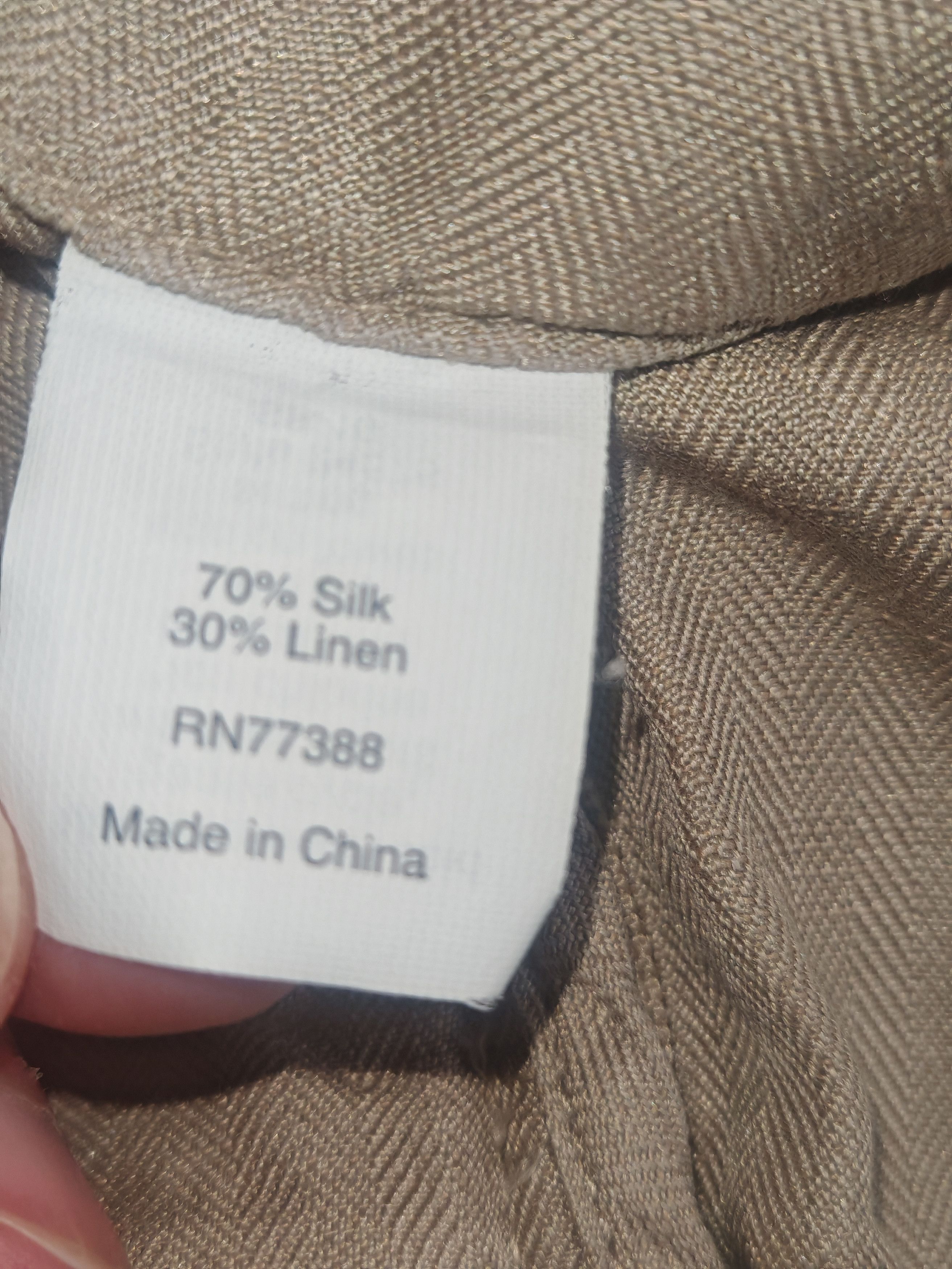 J.Crew J. Crew Silk Linen Jogger Pants - Size 8 Cropped Joggers Size 30" / US 8 / IT 44 - 9 Thumbnail