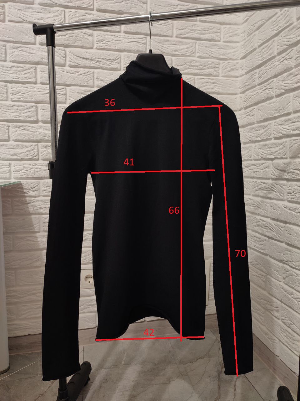 Bottega Veneta Bottega Veneta Fall 2020 Womens Black Golf Top M size Size M / US 6-8 / IT 42-44 - 15 Thumbnail