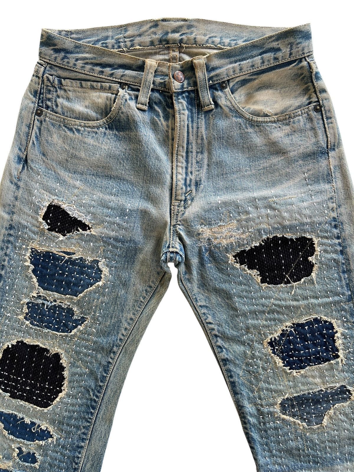 Blue Blue Japan Blue Blue Japan Sashiko Denim Size US 28 / EU 44 - 5 Thumbnail