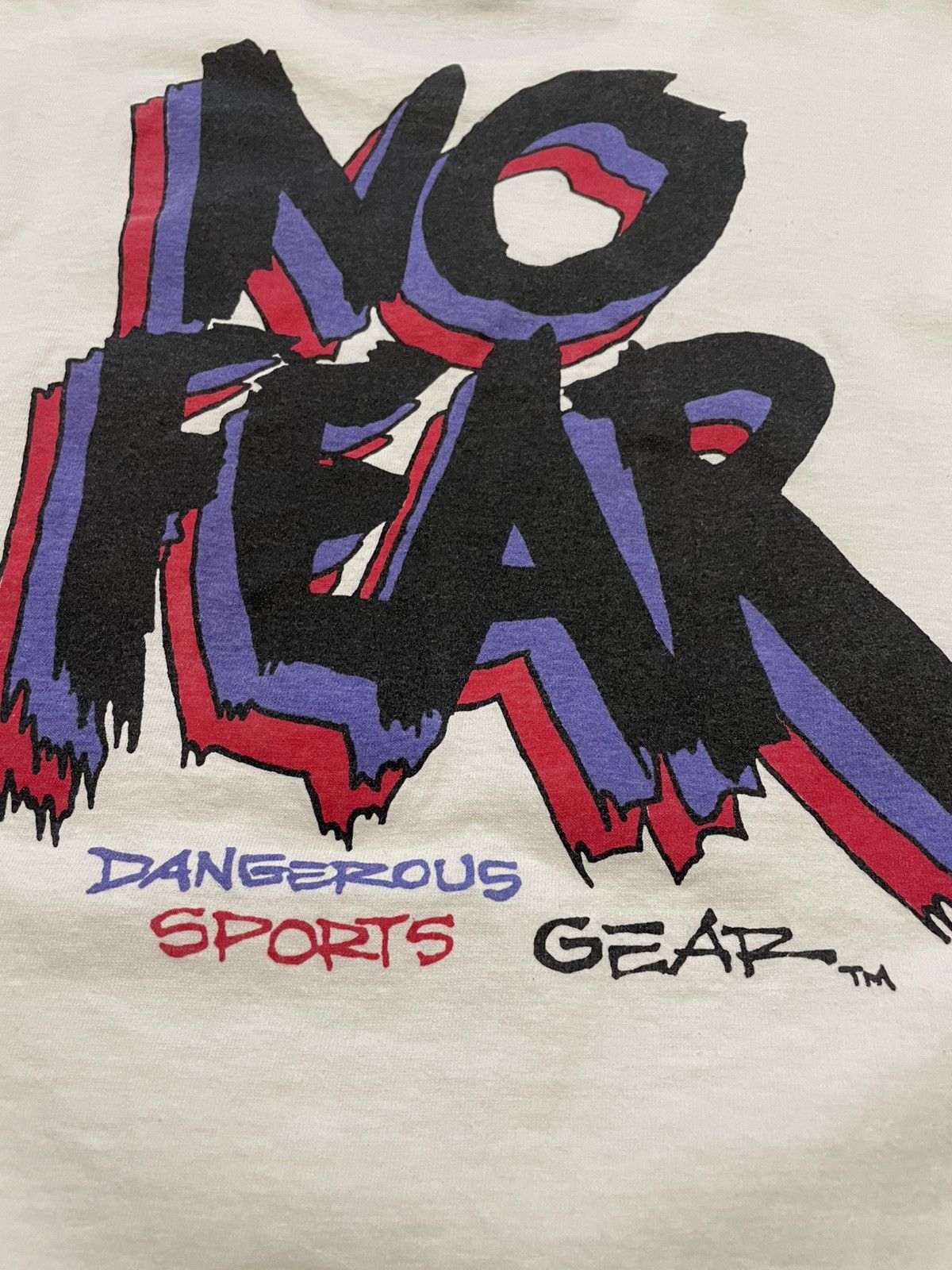 No Fear Vintage No Fear Made In USA T-Shirt Single Stitch 90s Size US XL / EU 56 / 4 - 17 Thumbnail