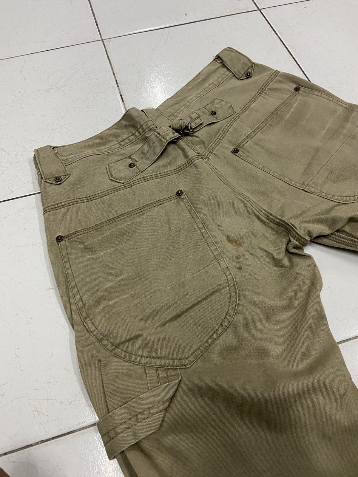 Japanese Brand TRUE GATE DOUBLE KNEE BUCKLE PANTS Size US 30 / EU 46 - 7 Thumbnail