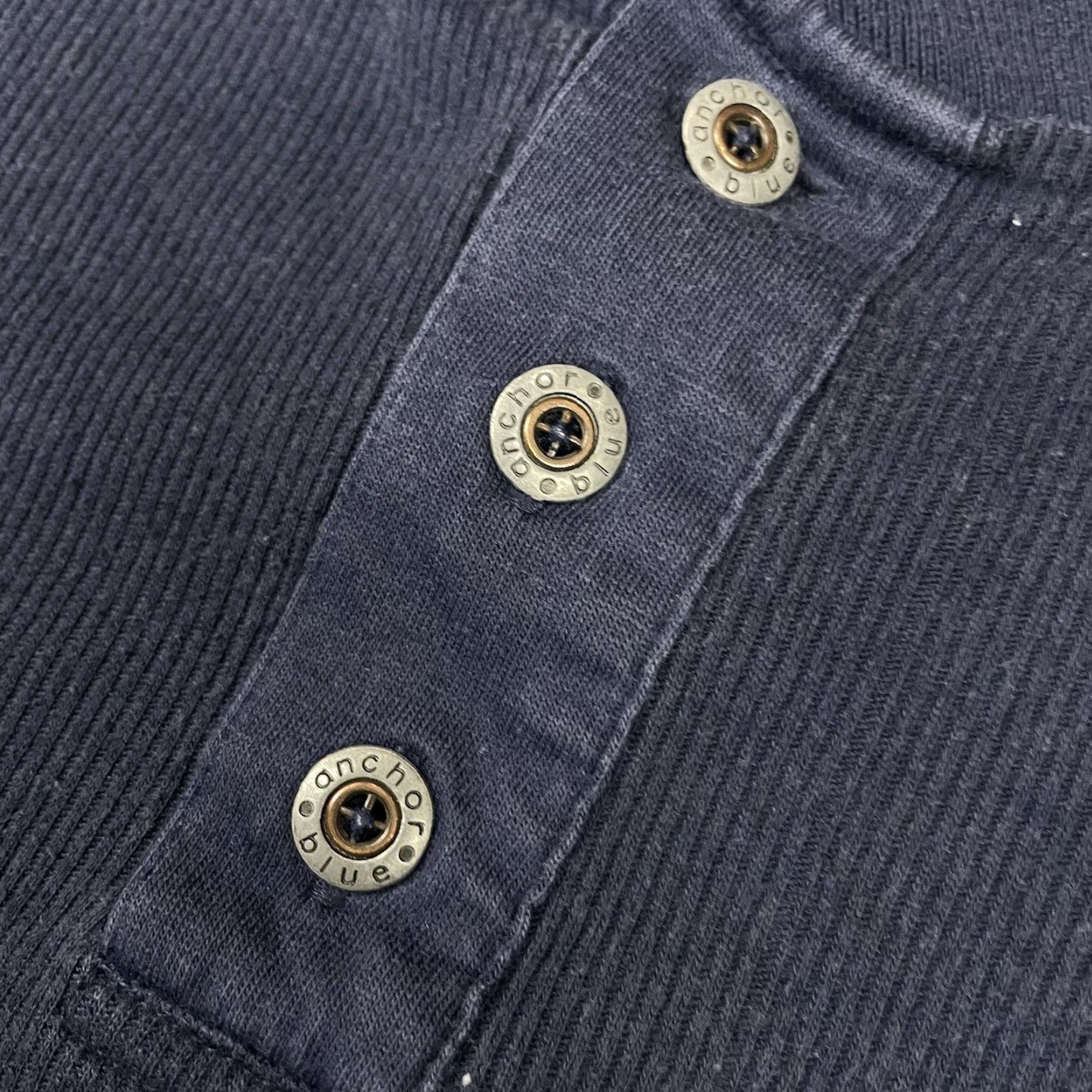 Anchor Blue VINTAGE Anchor Blue T Shirt Adult M Blue Short Sleeve Knit Pullover 90s Vtg Mens Shirt Size US M / EU 48-50 / 2 - 4 Thumbnail