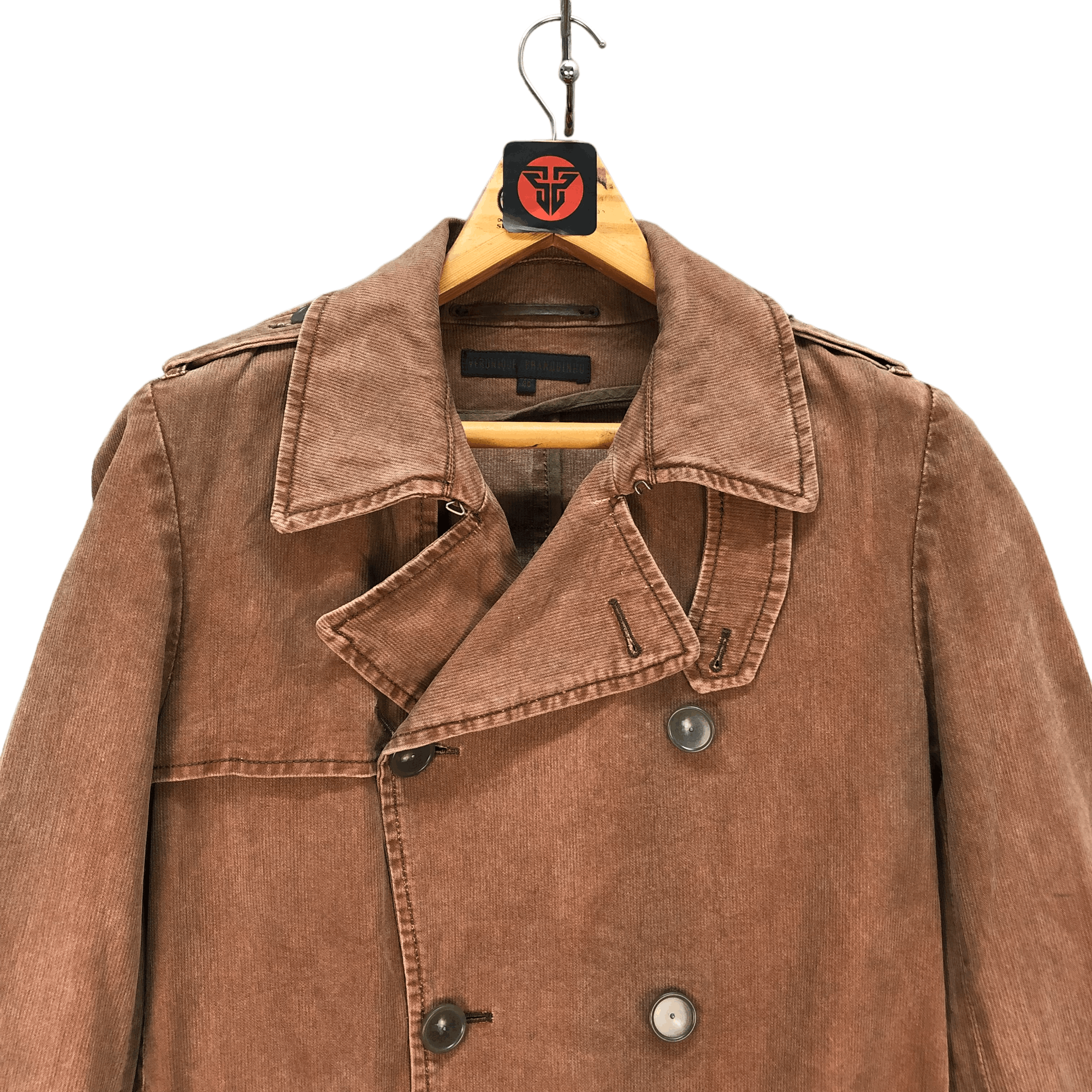 Veronique Branquinho VERONIQUE BRANQUINHO AW2007 BROWN TRENCH COAT #6261-56 Size US S / EU 44-46 / 1 - 2 Thumbnail