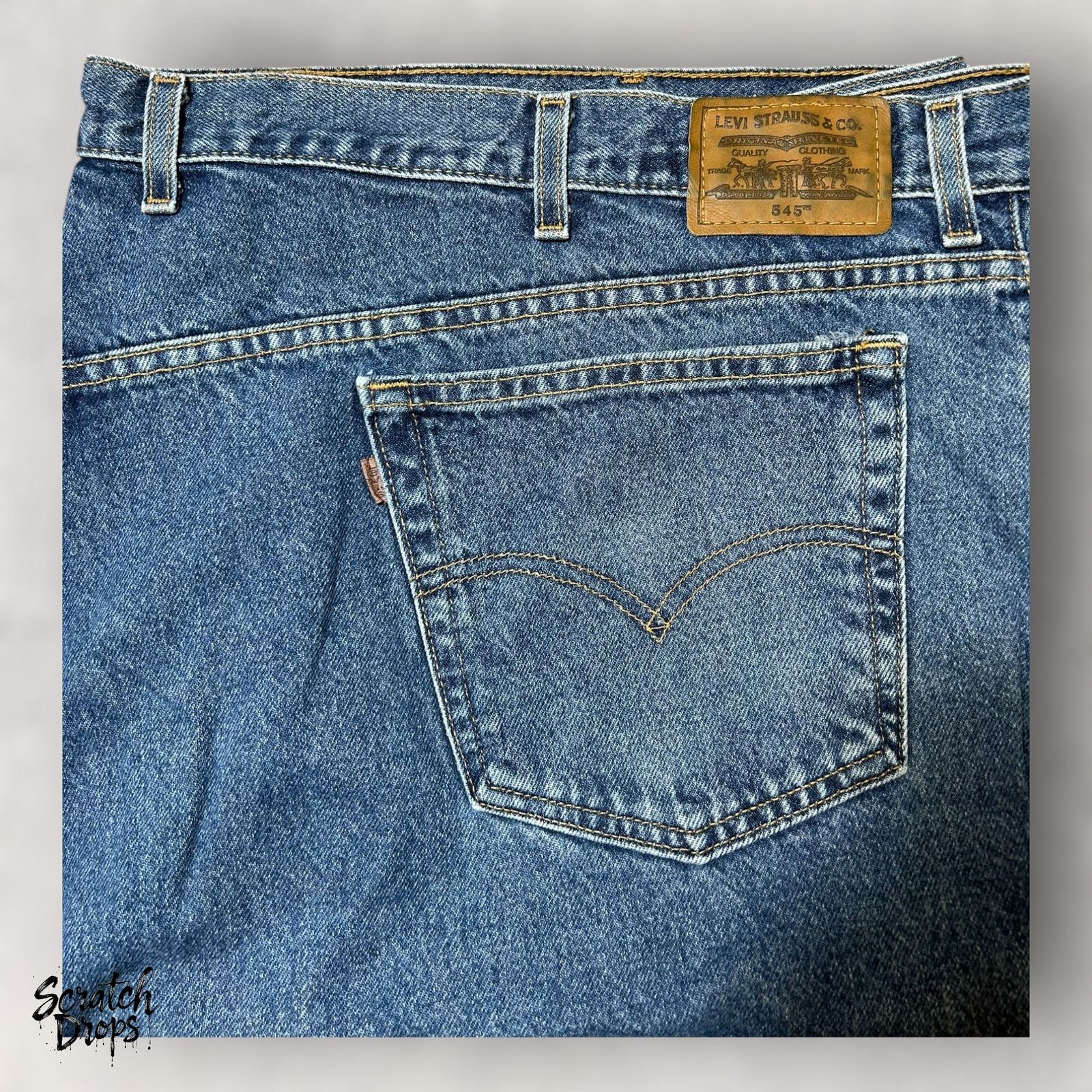 Levi's Vintage Levi's Signature 545 Men's Jeans Deadstock W54 L32 Size US 38 / EU 54 - 1 Thumbnail