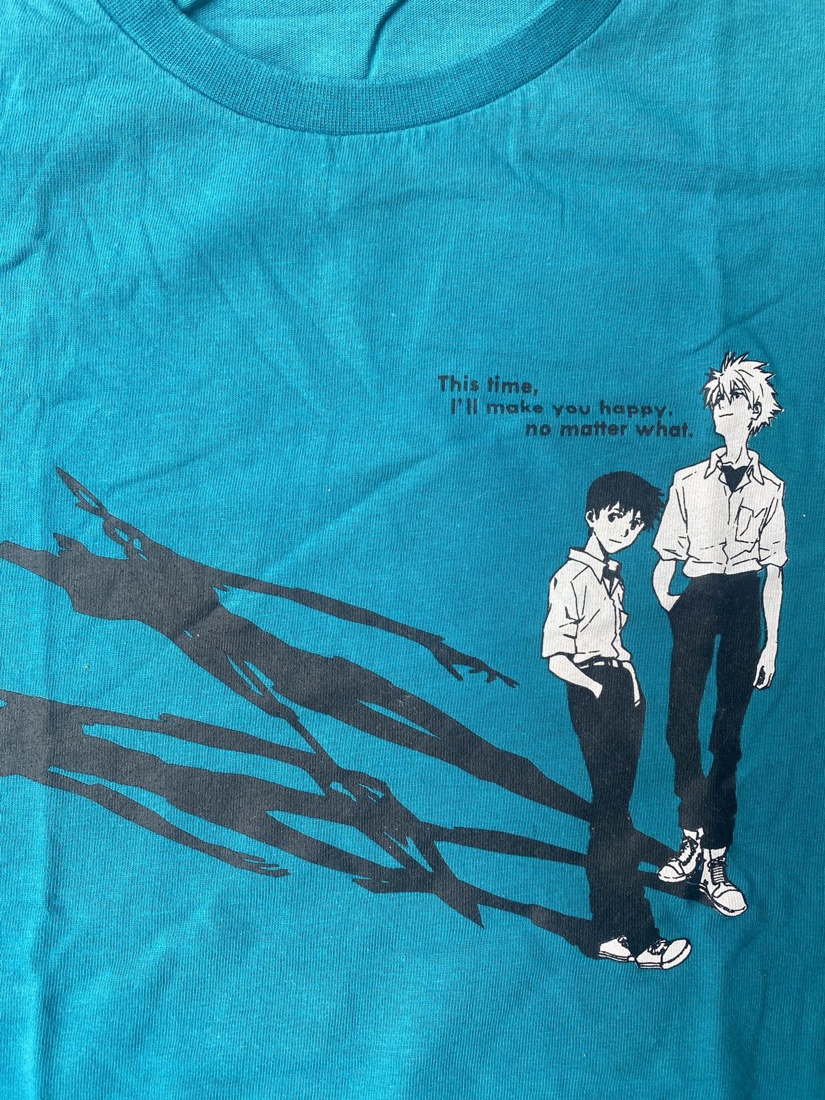 Anime Evangelion Kaworu & Shinji Graphic Tee – Rare Anime Shirt Size US L / EU 52-54 / 3 - 4 Thumbnail
