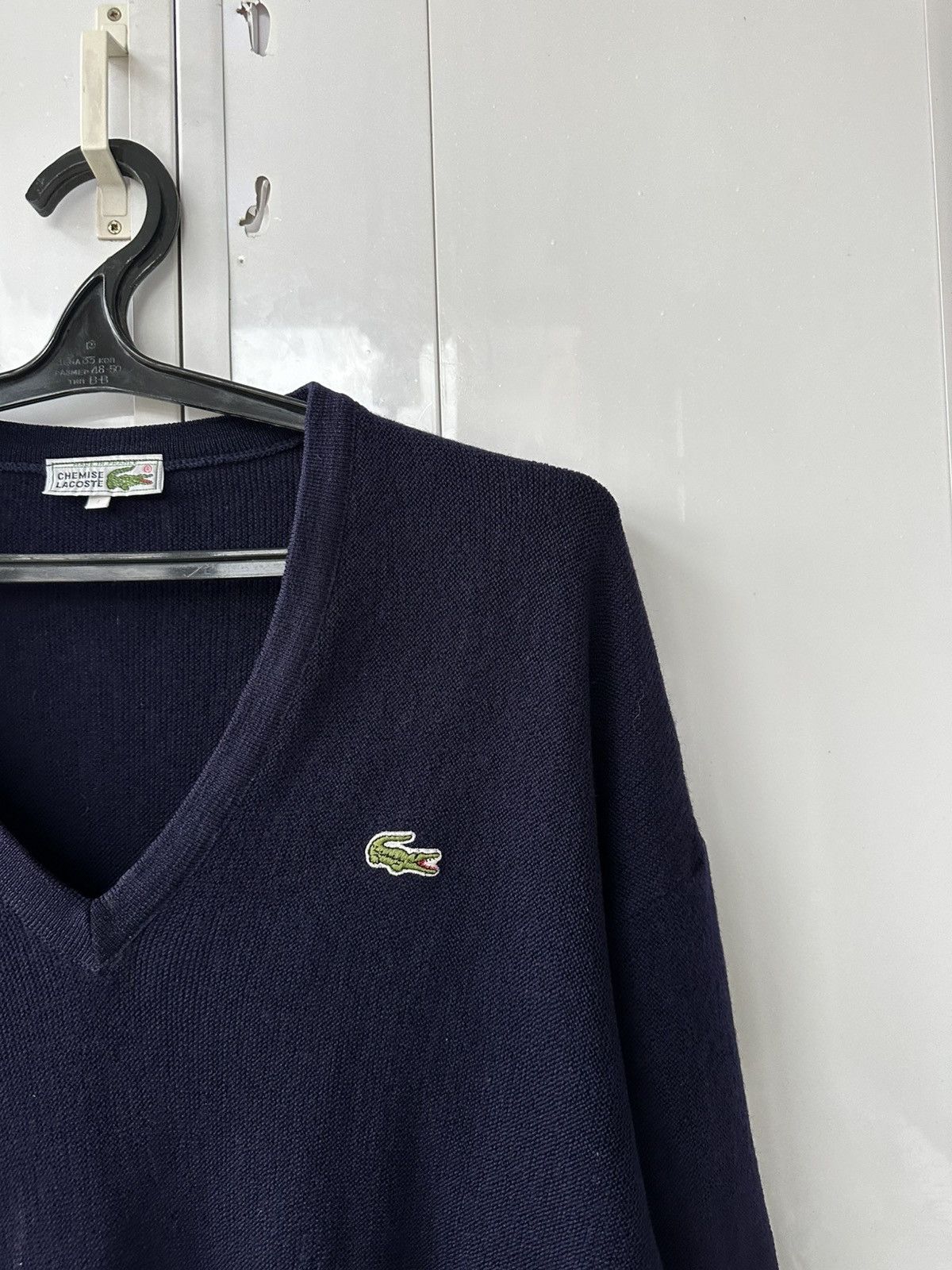 Lacoste 🇫🇷 Vintage Chemise Cardigan Lacoste Made in France Size US L / EU 52-54 / 3 - 8 Thumbnail