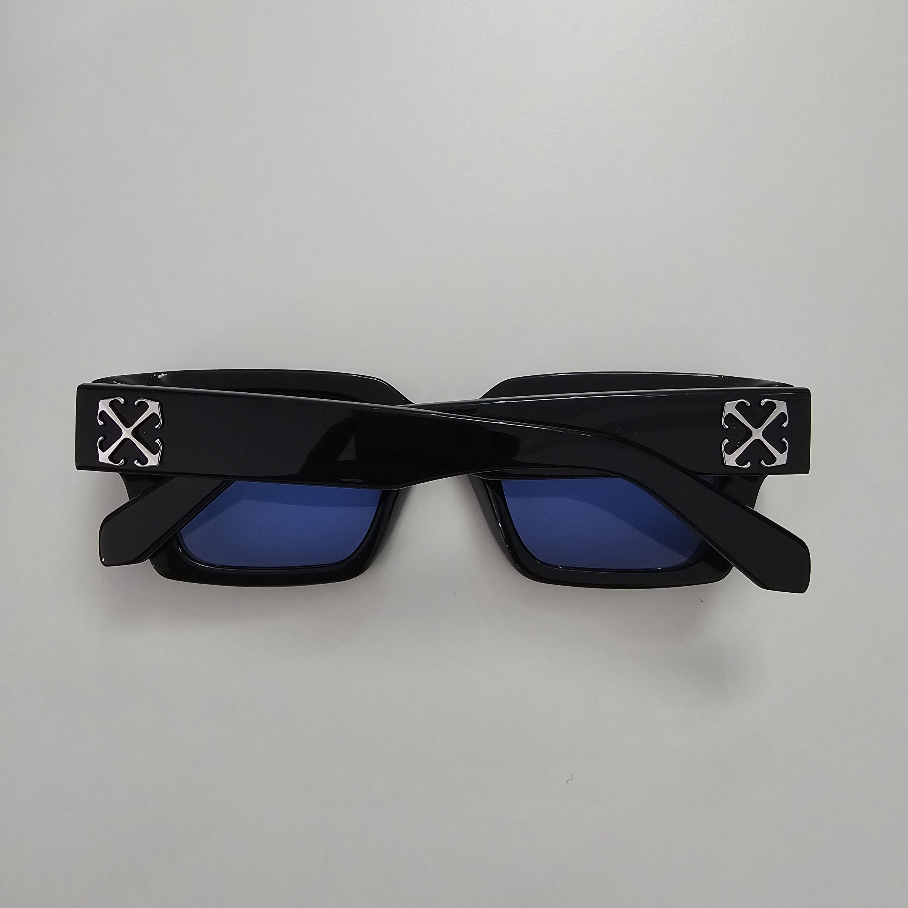 Off-White OFF WHITE Virgil Sunglasses BLACK BLUE Size ONE SIZE - 11 Thumbnail