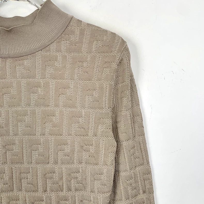 Fendi Fendi Logo Knit Long Sleeve Sweater 22 Size US S / EU 44-46 / 1 - 3 Thumbnail