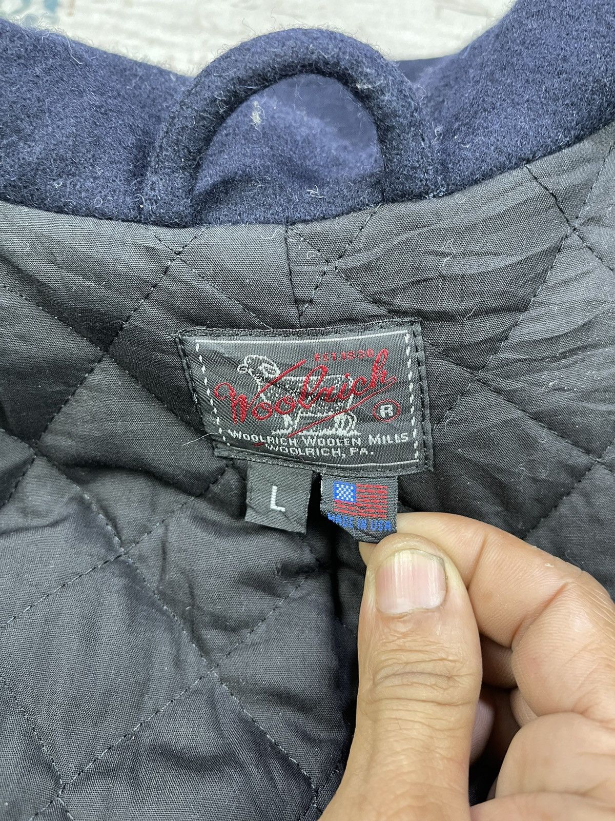 Woolrich Woolen Mills Woolrich Wool Double Breasted Navy Sailor Peacoat Size US L / EU 52-54 / 3 - 15 Thumbnail