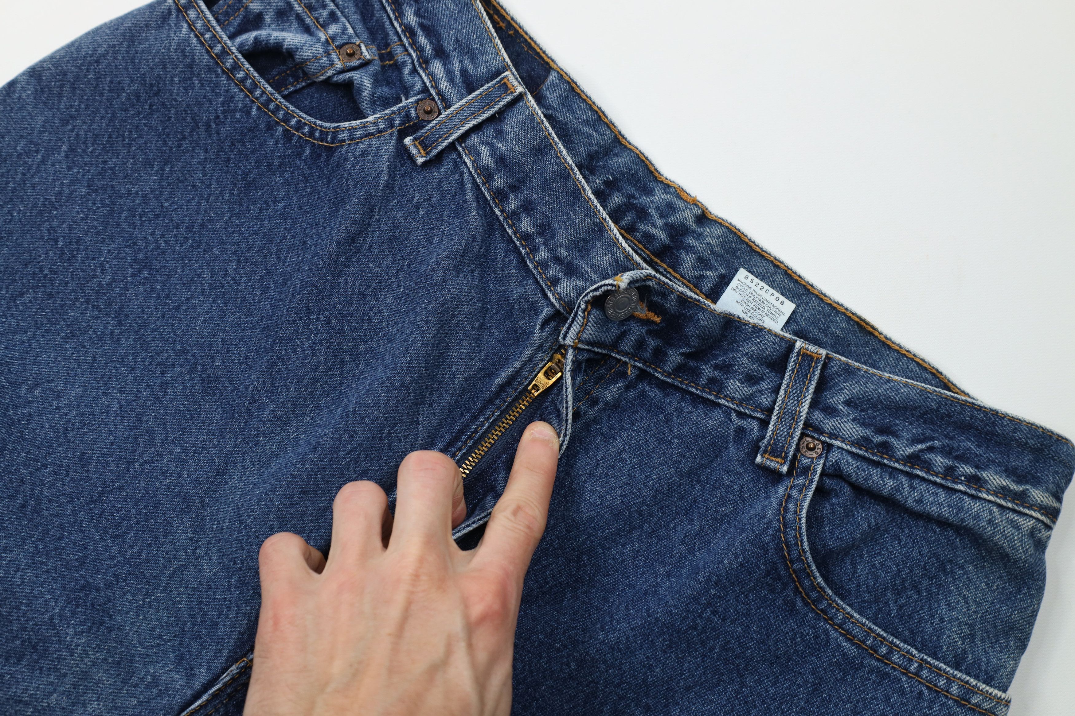 Levi's Vintage Y2K 2001 Levis 550 Relaxed Fit Tapered Leg Jeans USA Size 38" / US 16 / IT 52 - 7 Thumbnail