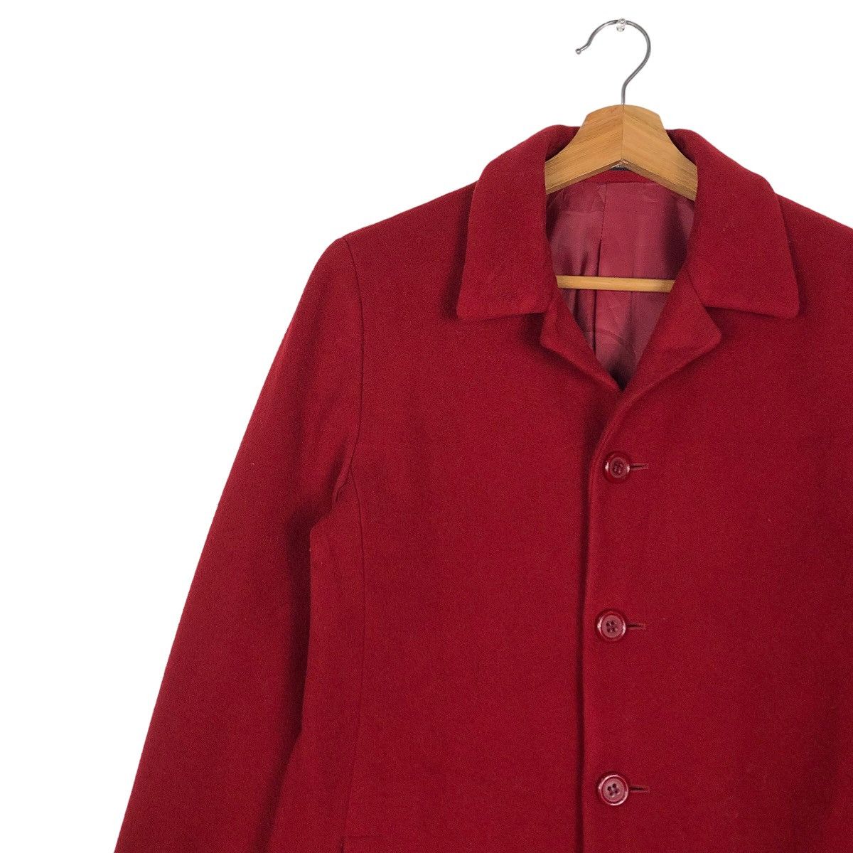 Japanese Brand 🔥Wool Herringbone Long Jacket Noue-rue Yohji Yamamoto Japan Size US M / EU 48-50 / 2 - 7 Thumbnail