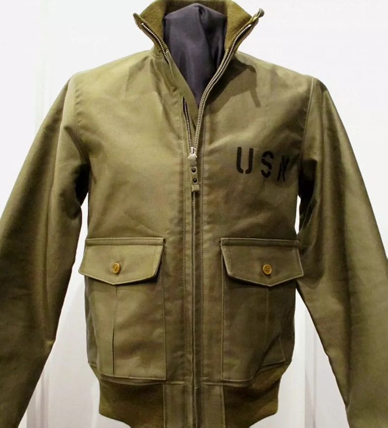 The Real McCoy's The Real McCoys Size42 1930s McCoy 'USN' US Army A-1 Wool R Size US M / EU 48-50 / 2 - 9 Thumbnail