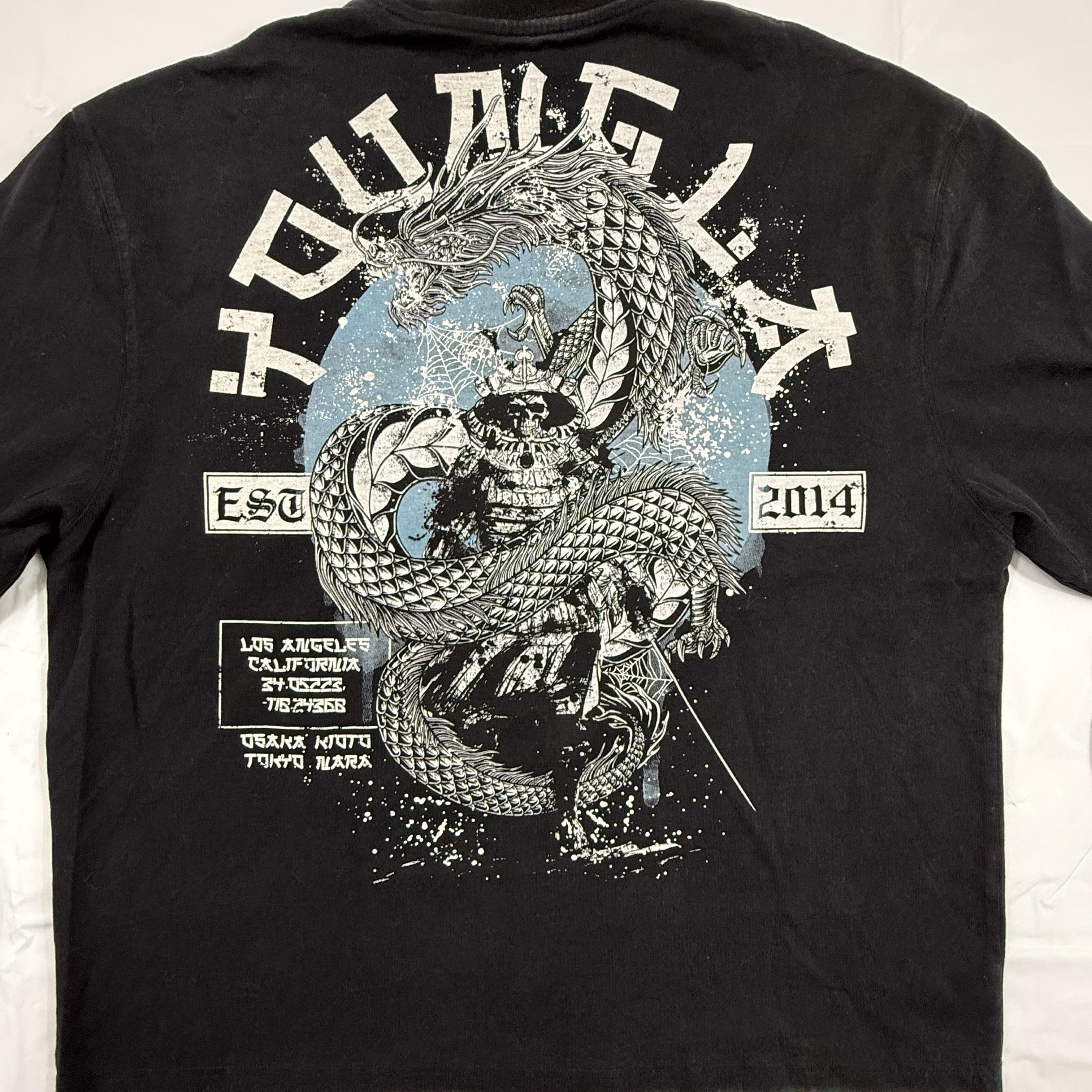 YoungLA YoungLA Dragon Samurai Skull Graphic Long Sleeve Shirt Size US L / EU 52-54 / 3 - 1 Thumbnail