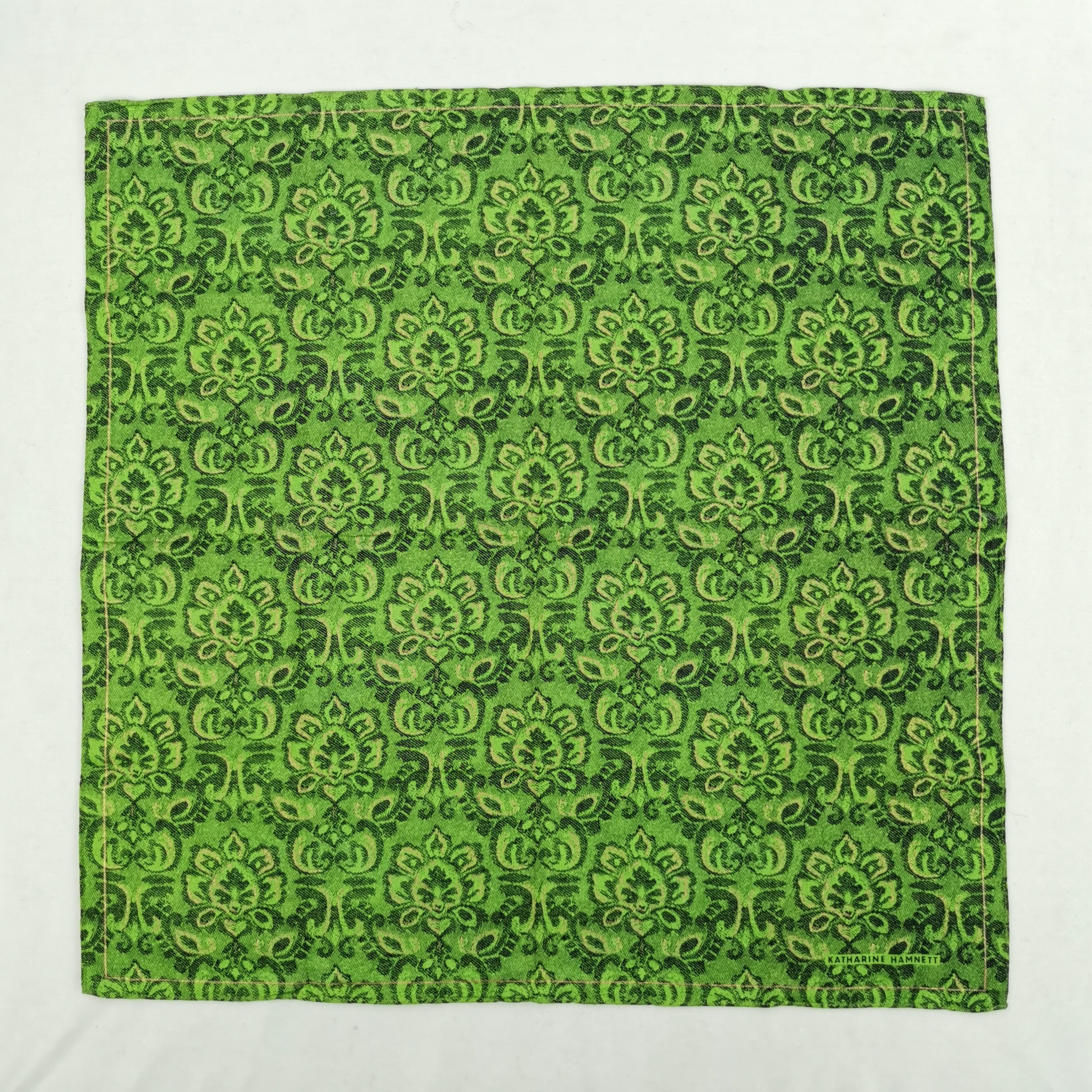 Katharine Hamnett London Vintage Kathrine Hamnett Handkerchief Neckerchief Size ONE SIZE - 2 Thumbnail