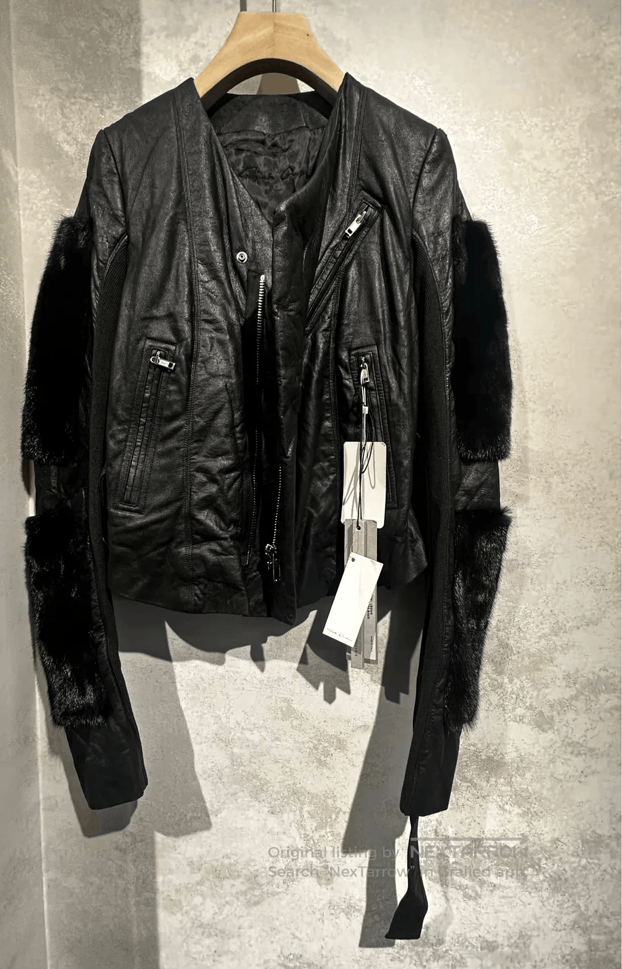 Rick Owens Rick Owens Black Leather Jacket. Size S / US 4 / IT 40 - 1 Thumbnail