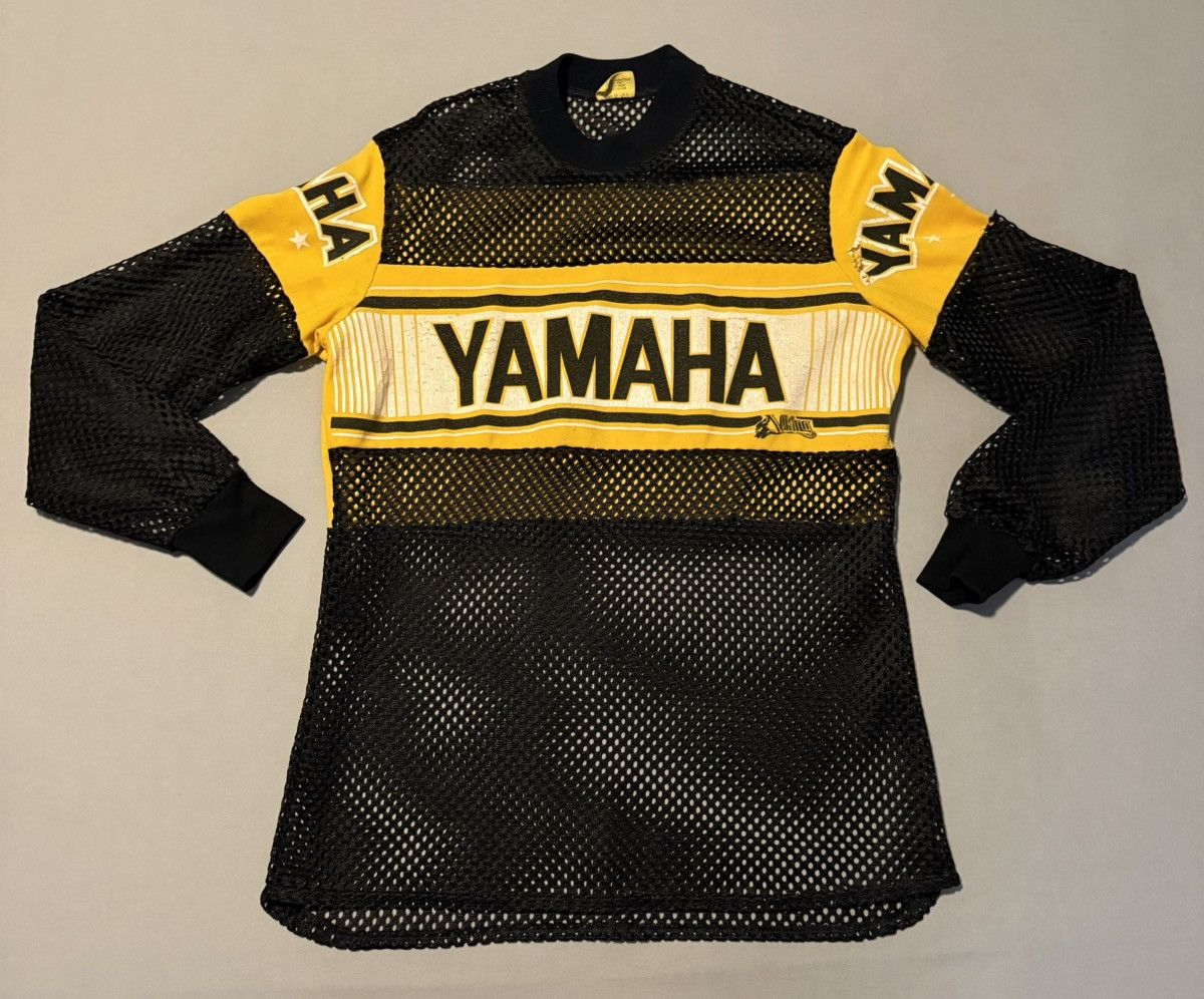 Vintage Viking Yamaha Motocross Mesh Moto Jersey Made In USA
