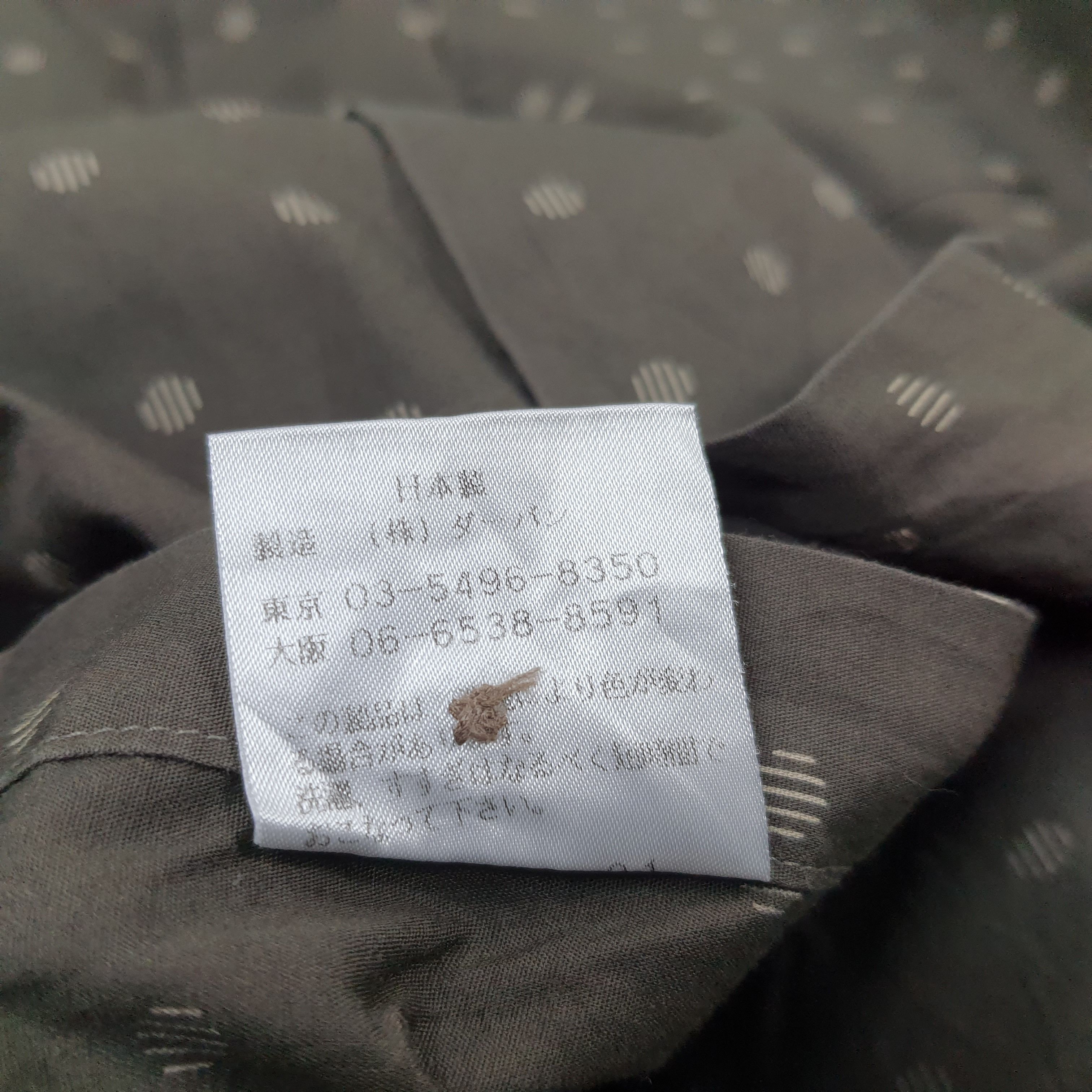 Designer × Vintage × Yohji Yamamoto Vintage A.A.R Yohji Custom Logo Button Up Shirt C219N27 Size US M / EU 48-50 / 2 - 6 Thumbnail