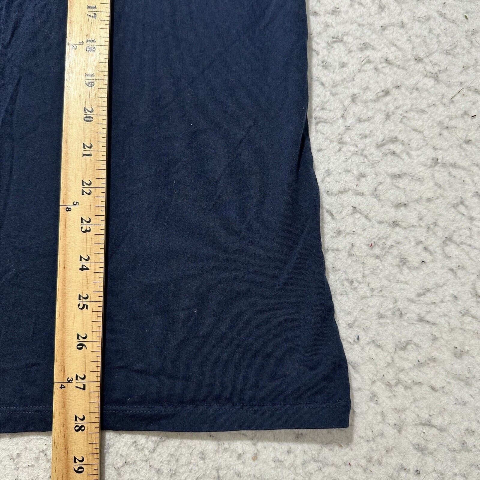Nike Nike Large Athletic Cut Navy Graphic T Shirt Spellout Logo Size US L / EU 52-54 / 3 - 8 Thumbnail
