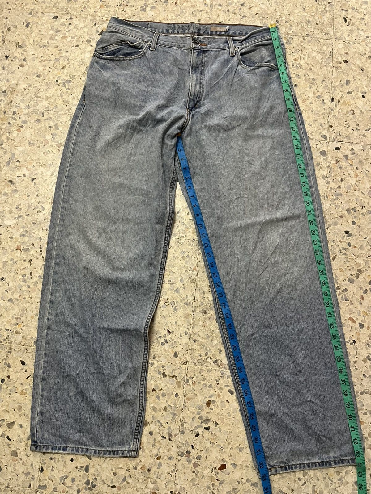 Levi's Vintage Clothing Vintage Y2K Levi’s SilverTab baggy Jeans light wash Size US 36 / EU 52 - 13 Thumbnail
