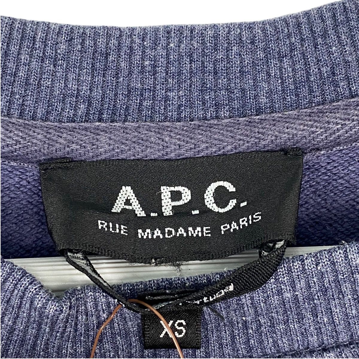 Other Vintage A.P.C Embroidered Crewneck Sweatshirt Gray Size XS Size US XS / EU 42 / 0 - 4 Thumbnail