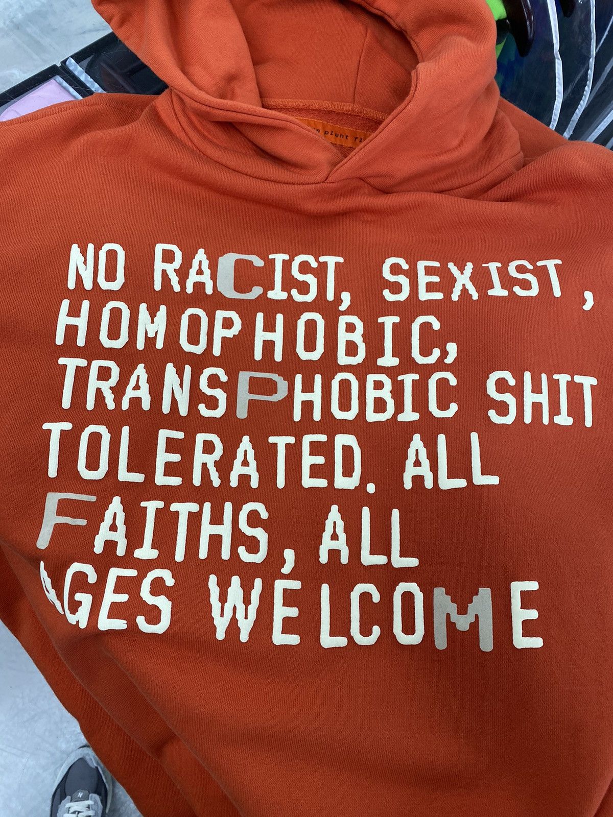 Cactus Plant Flea Market CPFM welcome hoodie orange small authentic Size US S / EU 44-46 / 1 - 8 Thumbnail