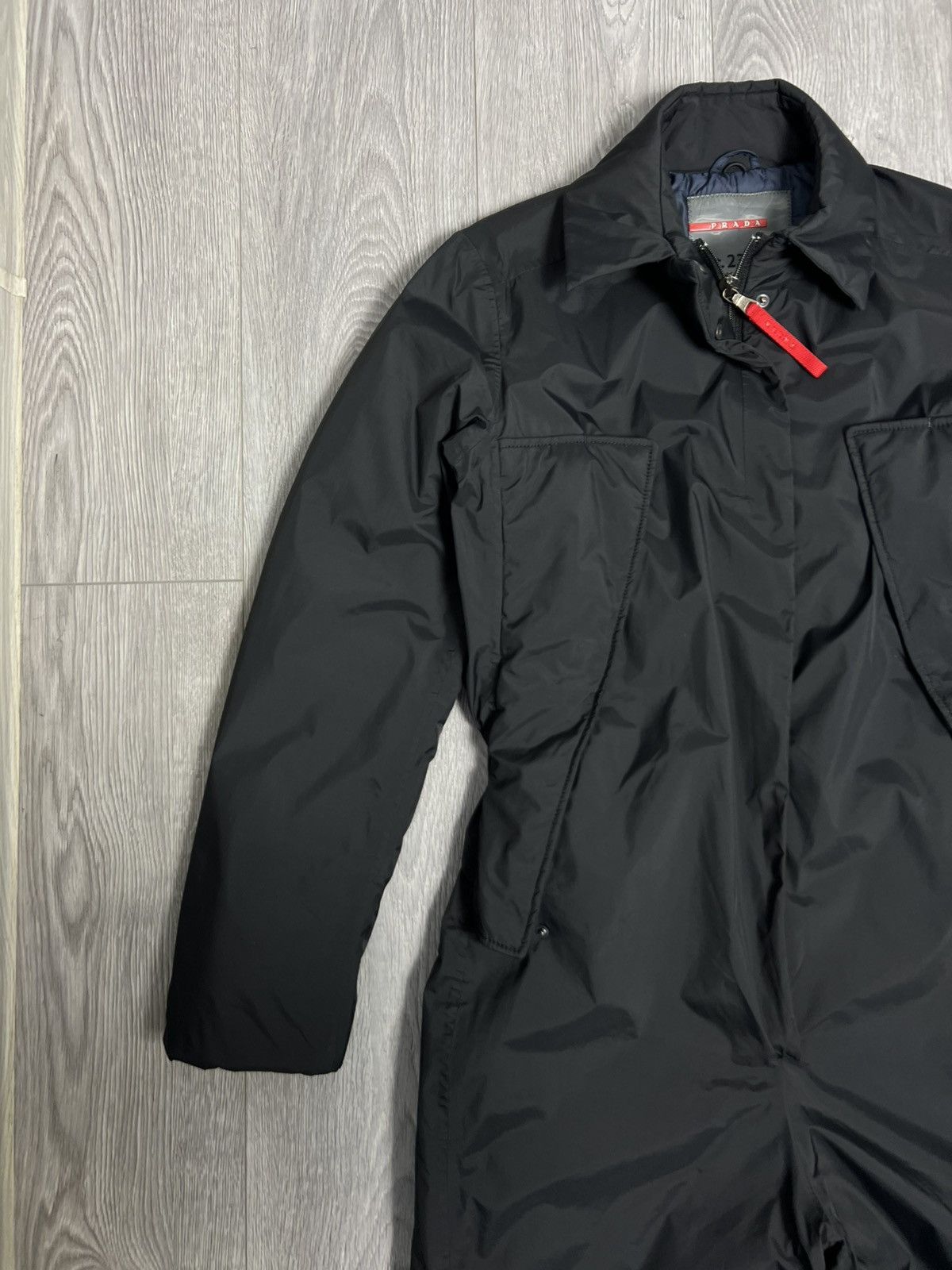 Prada Prada Linea Rossa Black Insulated Nylon Jumpsuit Ski Overall Size US 32 / EU 48 - 7 Thumbnail