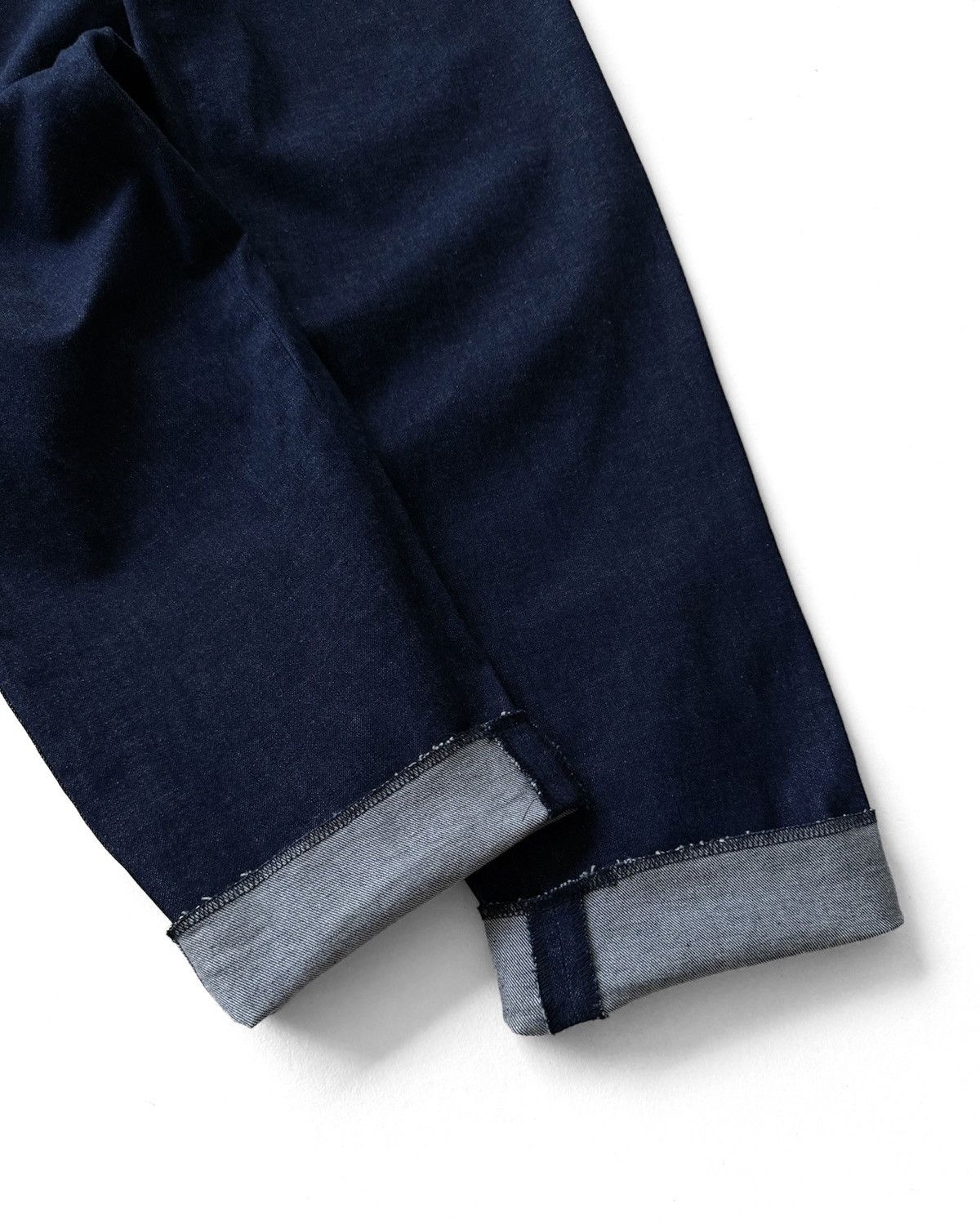 Issey Miyake VINTAGE80’s ISSEY MIYAKE MEN DENIM PLEATED SIDE BELT PANTS Size US 29 - 7 Thumbnail