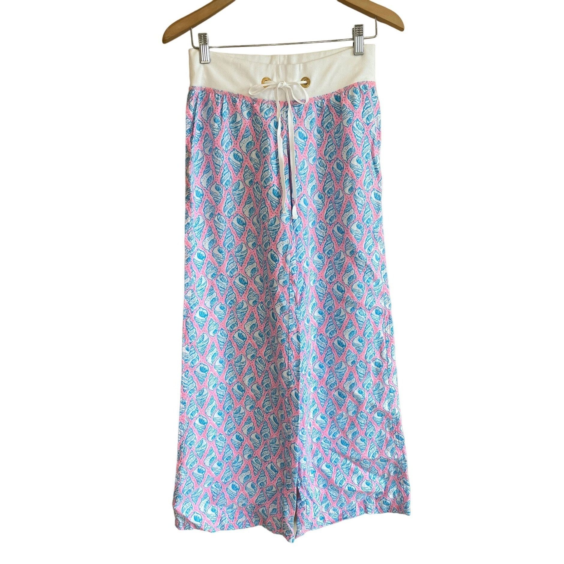 Lilly Pulitzer Lilly Pulitzer Linen Beach Palazzo Pants XS/S 'Tipsy Cosmo S Size 27" / US 4 / IT 40 - 1 Thumbnail