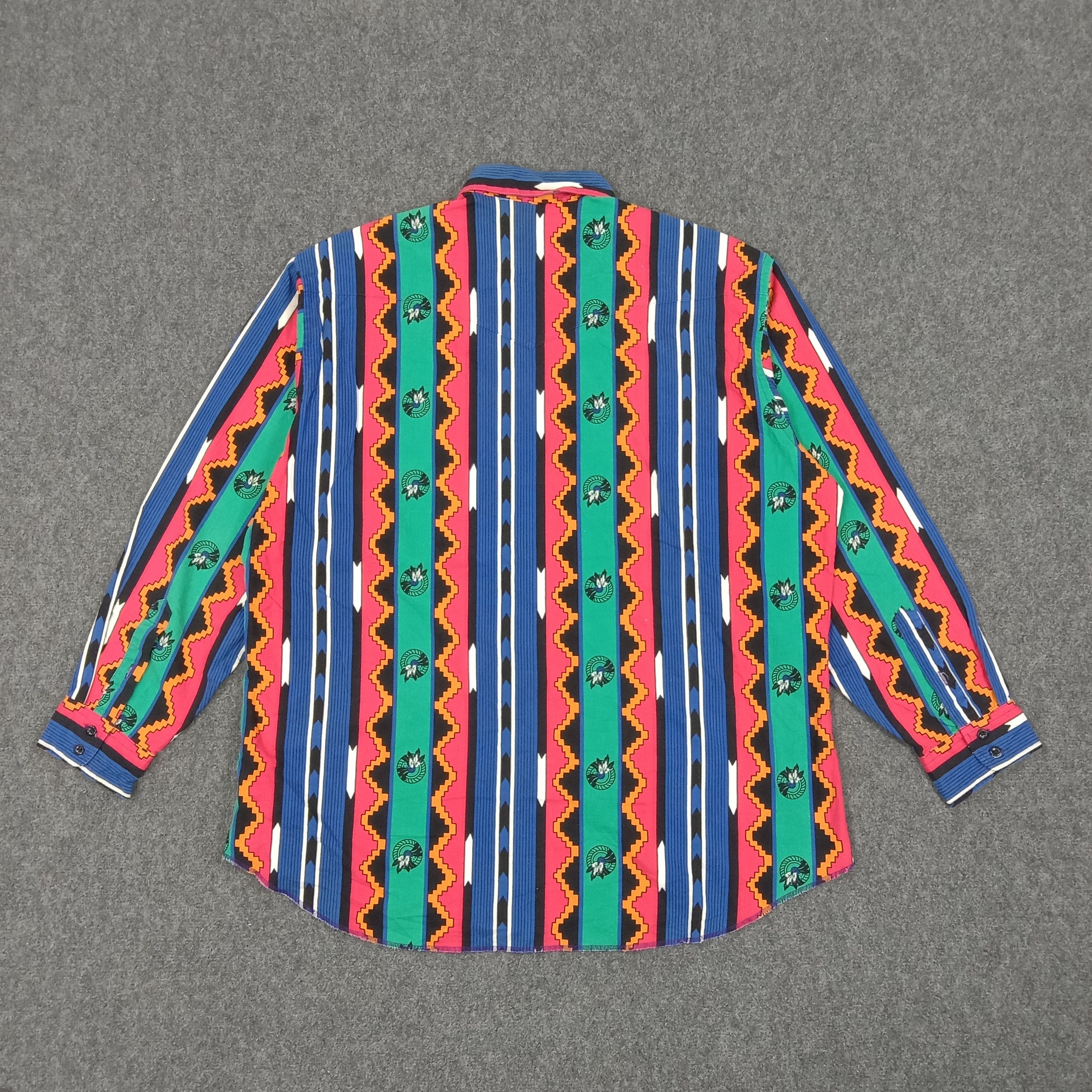 Vintage Wrangler Retro Style Shirt Button Up Size US XXL / EU 58 / 5 - 4 Thumbnail