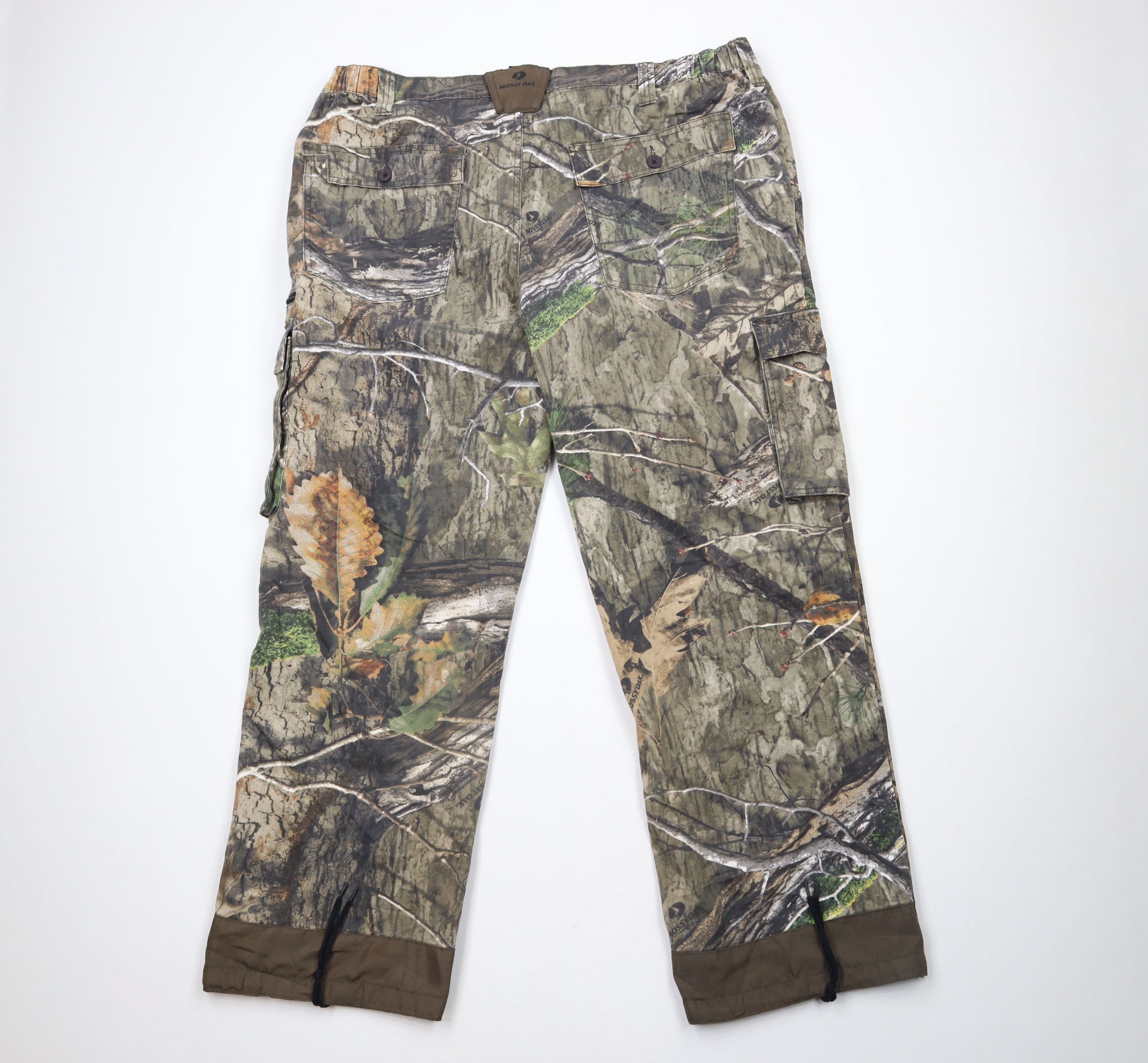 Mossy Oaks × Vintage Vintage Mossy Oak Camouflage Reinforced Wide Leg Cargo Pants Size US 38 / EU 54 - 10 Thumbnail