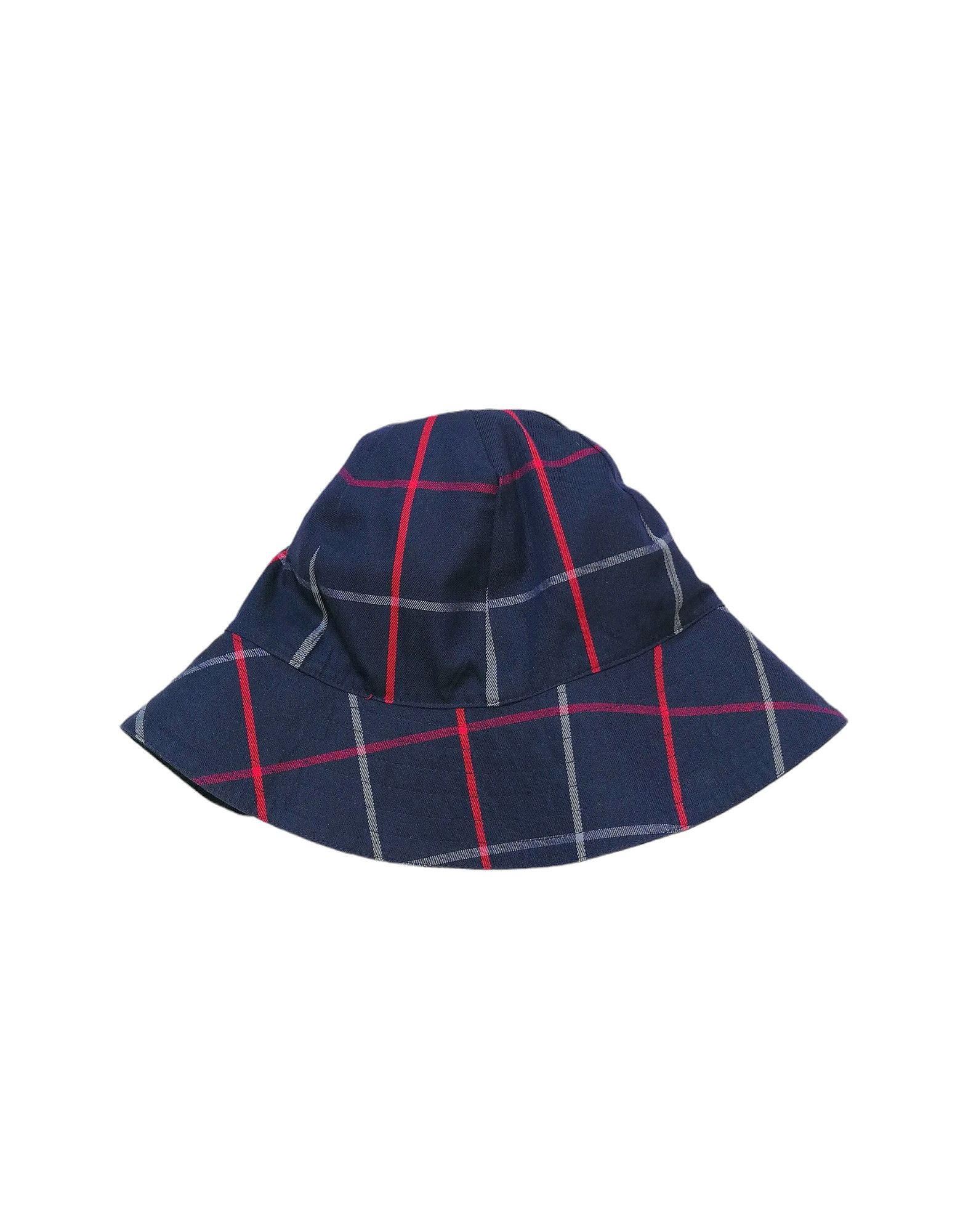 Burberry × Vintage Vintage Burberry Bucket Hat Nova Check Panama Reversible Size ONE SIZE - 5 Thumbnail
