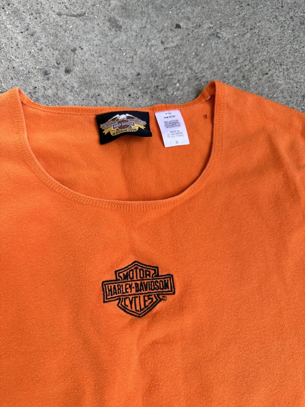 Harley Davidson × Vintage Vintage Harley Davidson Long Sleeve T Shirt Size S / US 4 / IT 40 - 6 Thumbnail