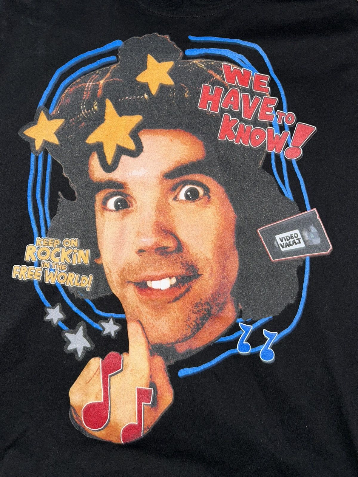 Vintage Nardwuar “We Have to Know!” Graphic Tee Size US S / EU 44-46 / 1 - 2 Thumbnail